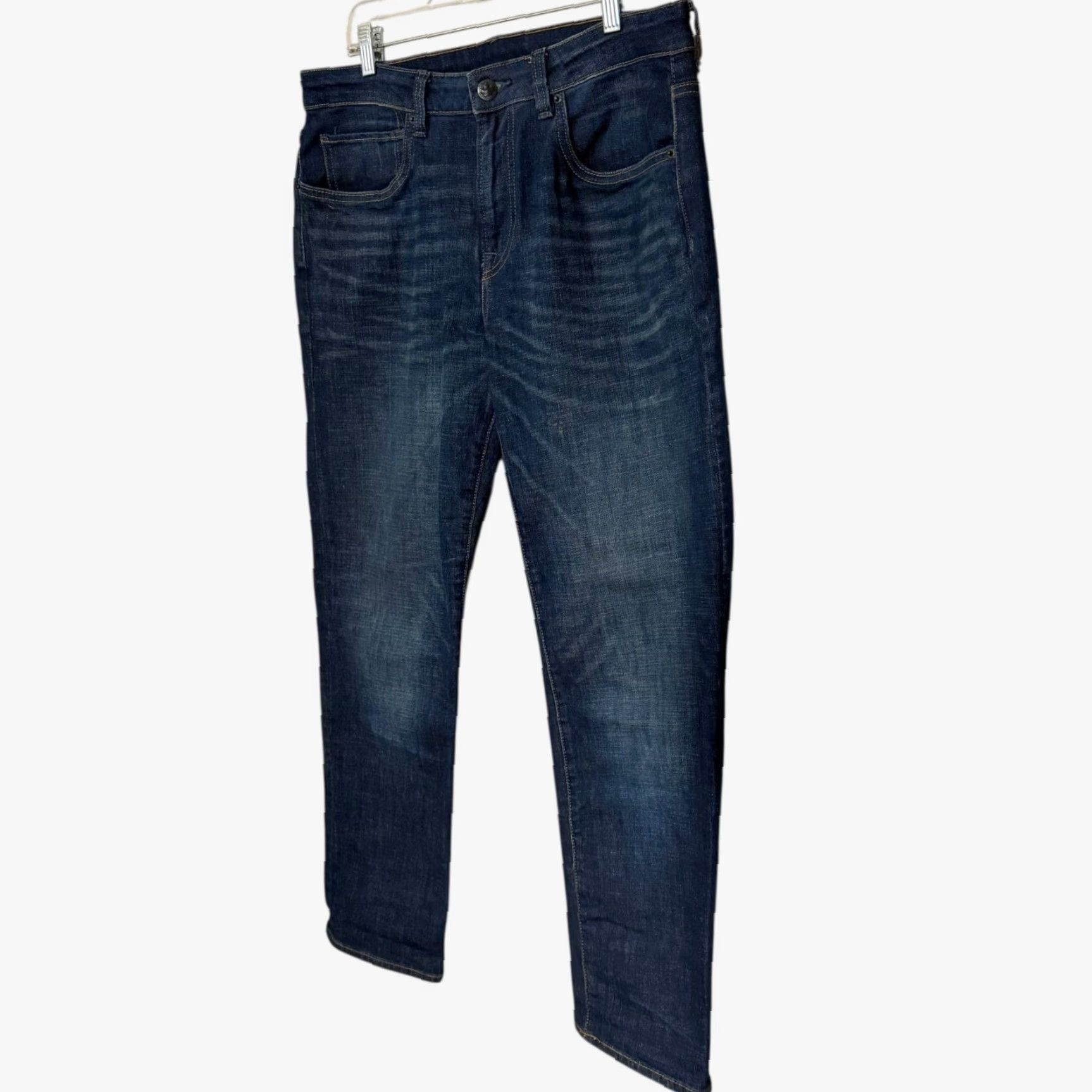 Buffalo David Bitton Buffalo David Bitton Ben Relaxed-Fit Tapered Denim Jeans Blue Men's 34X30 Jeans Size US 34 / EU 50 - 2 Thumbnail