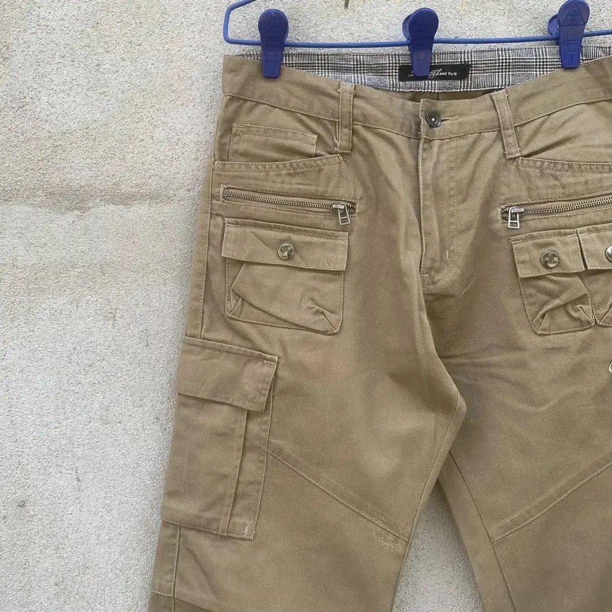 Seditionaries ROOT THREE MULTIPOCKET TROUSERS BIKERS CARGO DOUBLEKNEE PANT Size US 30 / EU 46 - 3 Thumbnail