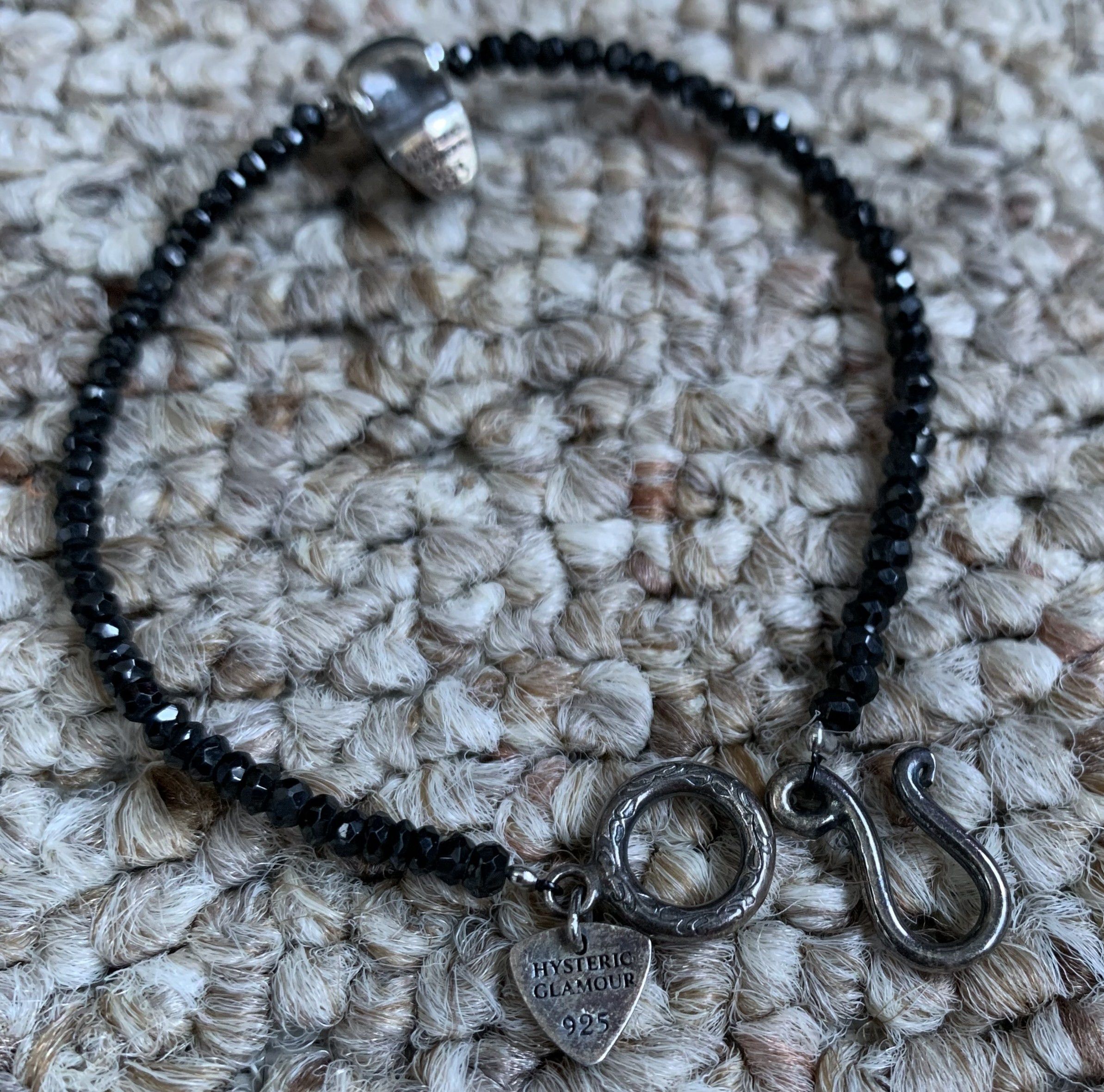 Hysteric Glamour Hysteric Glamour Sterling Silver Jewel Skull Bracelet+ Box Size ONE SIZE - 4 Thumbnail