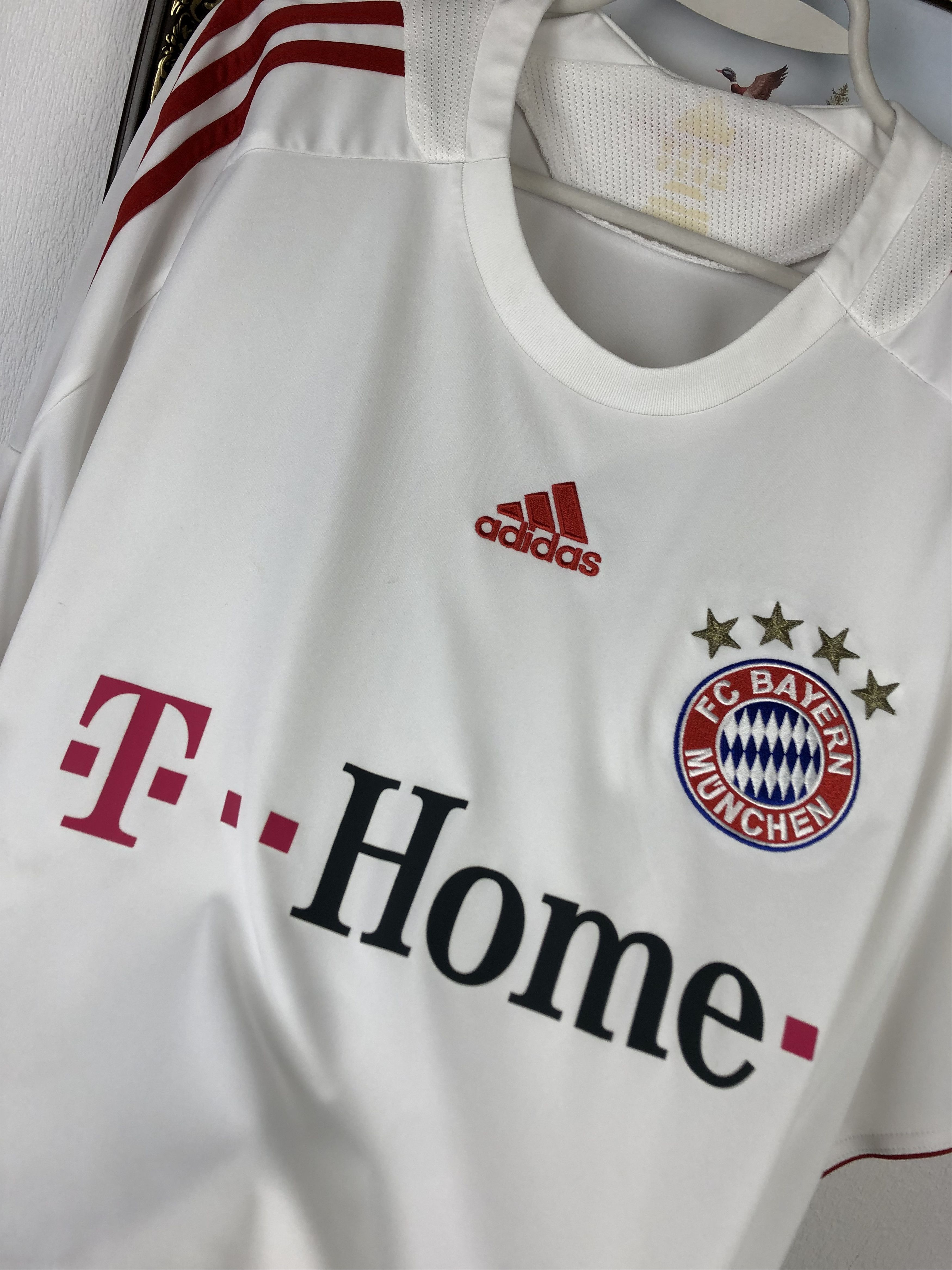 Adidas Bayern Munich football shirt 2008 Soccer Adidas Tee Hype Size US XXL / EU 58 / 5 - 4 Thumbnail