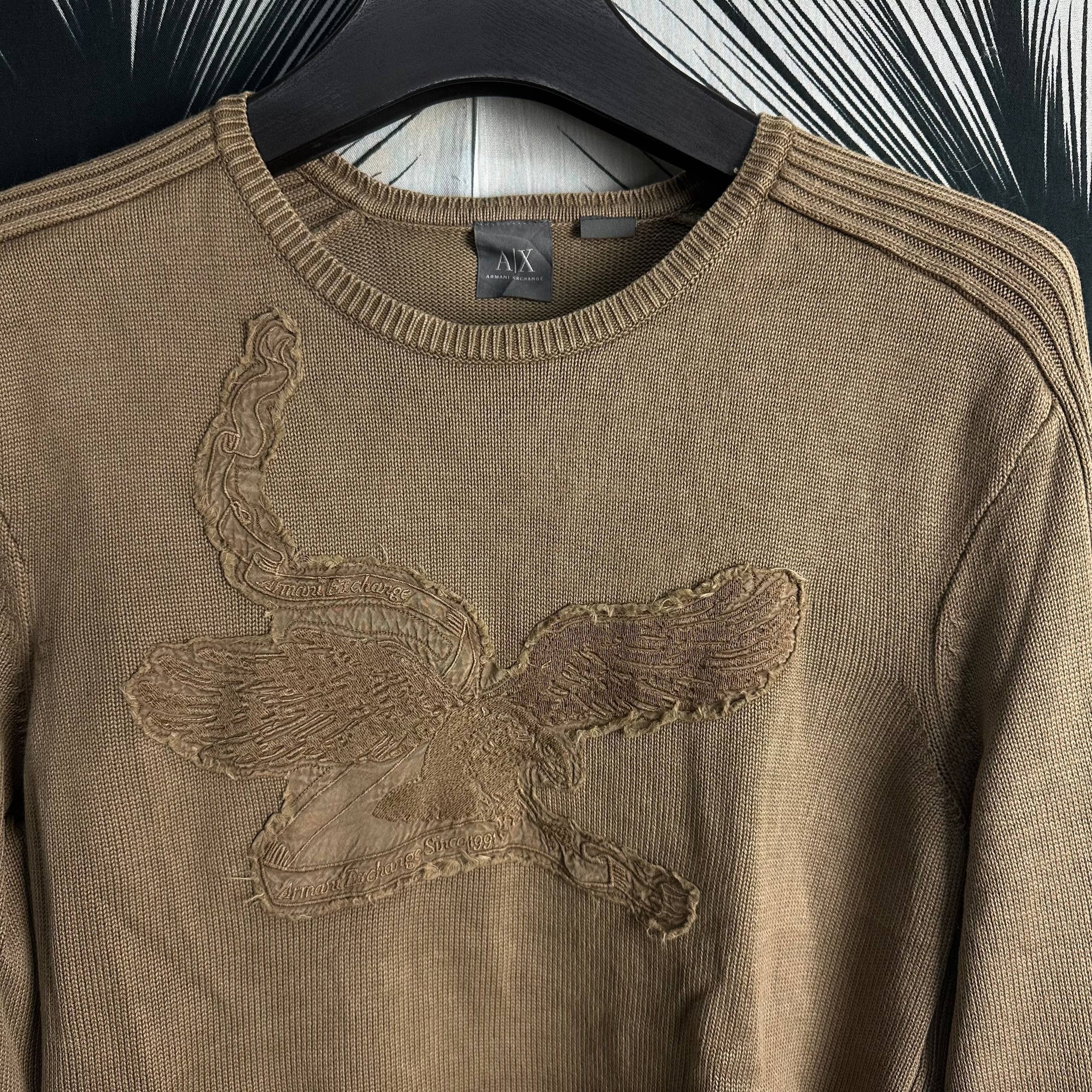 Armani Exchange Armani Exchange Waffle Ribbed Sweater Size US XL / EU 56 / 4 - 3 Thumbnail