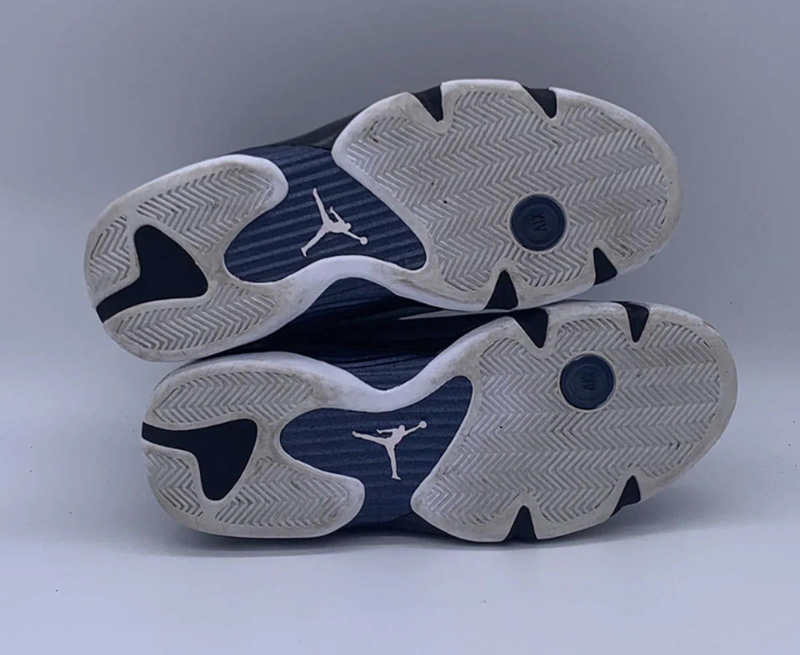 Jordan Brand Air Jordan 14 XIV Retro 311832-011 Light/Graphite/Navy Size US 10.5 / EU 43-44 - 6 Thumbnail