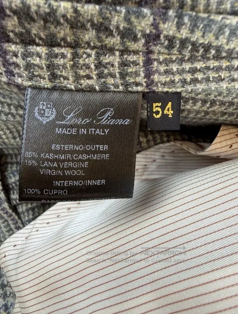 Loro Piana LORO PIANA Double-Breasted Blazer Jacket in Cashmere and W Size 54L - 7 Thumbnail