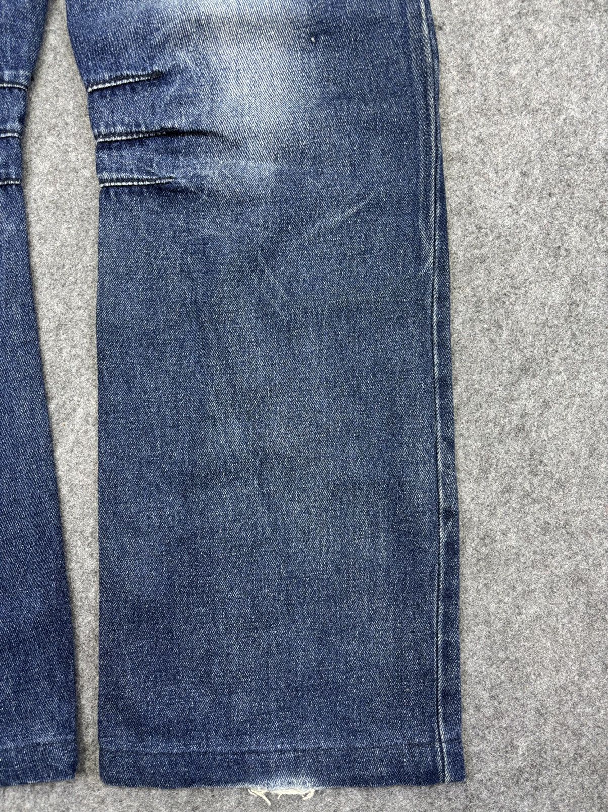 Yuji Yamada BAGGY Curved🔥YUJI YAMADA Japanese Designer Denim F911 Size US 32 / EU 48 - 10 Thumbnail
