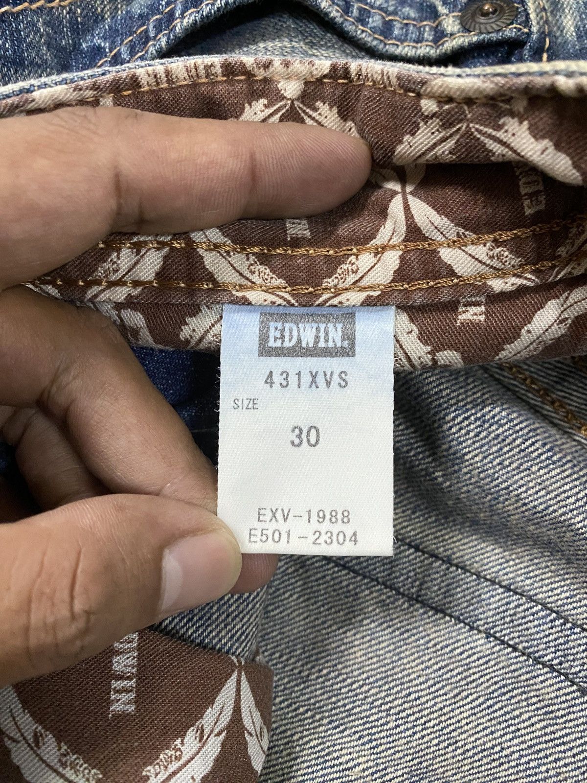 Edwin × Hysteric Glamour × If Six Was Nine Flare Jeans Japanese Edwin XVS Distressed @262 Size US 32 / EU 48 - 12 Thumbnail