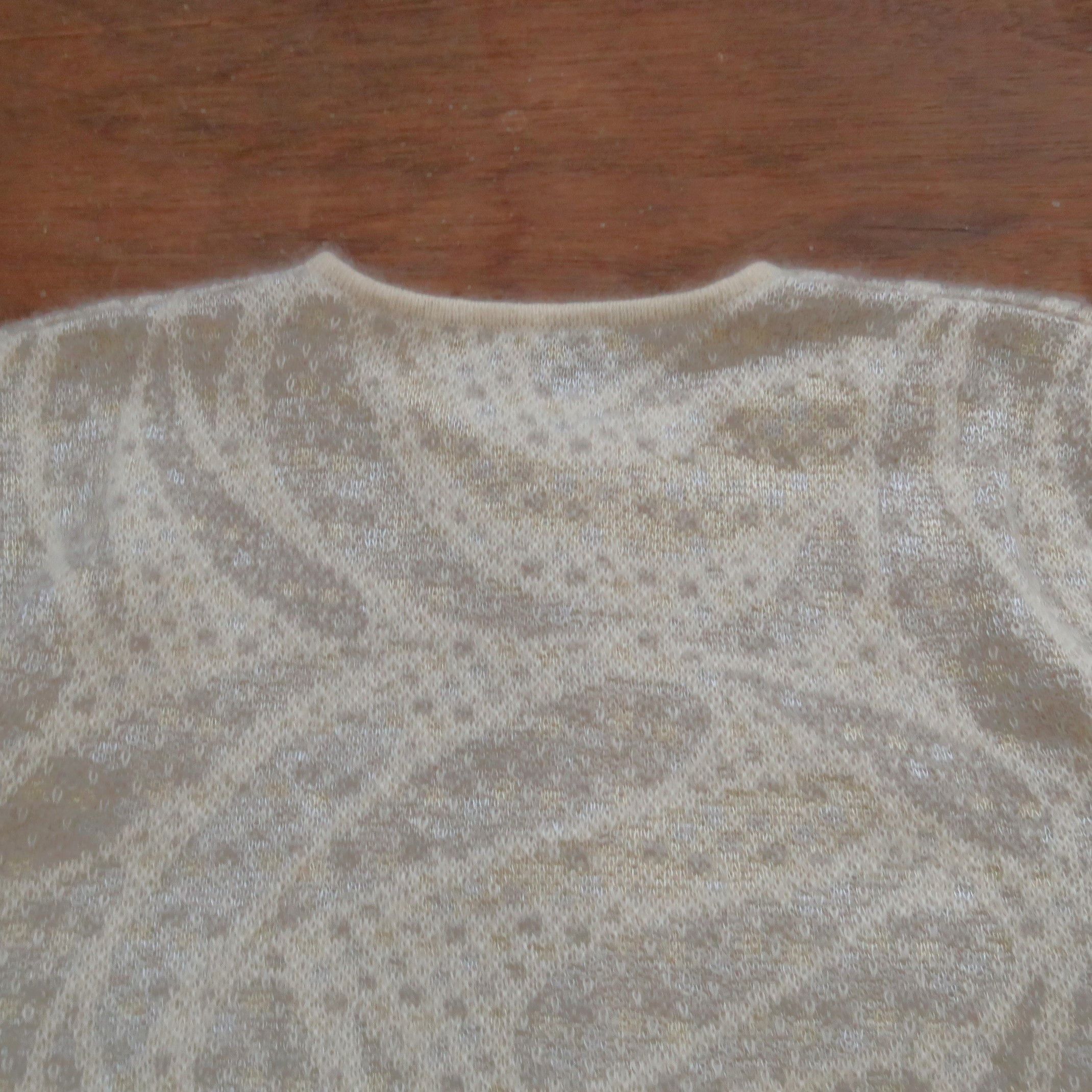 Christian Dior Monsieur Christian Dior Pret a Porter Fuzzy Cardigan Floral Monogram Size US M / EU 48-50 / 2 - 15 Thumbnail