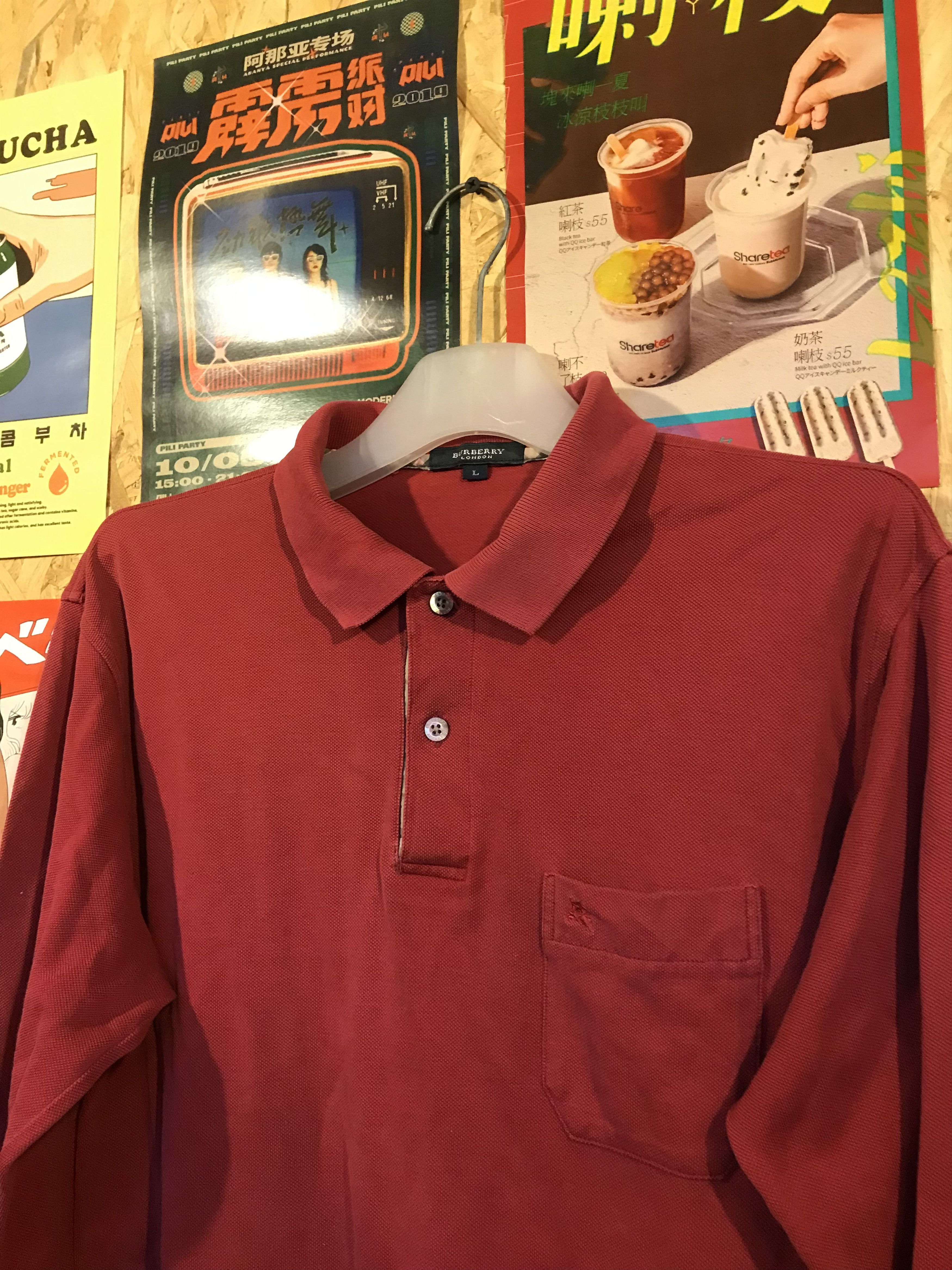 Burberry × Japanese Brand Burberry London Polo Shirt Size US M / EU 48-50 / 2 - 1 Thumbnail