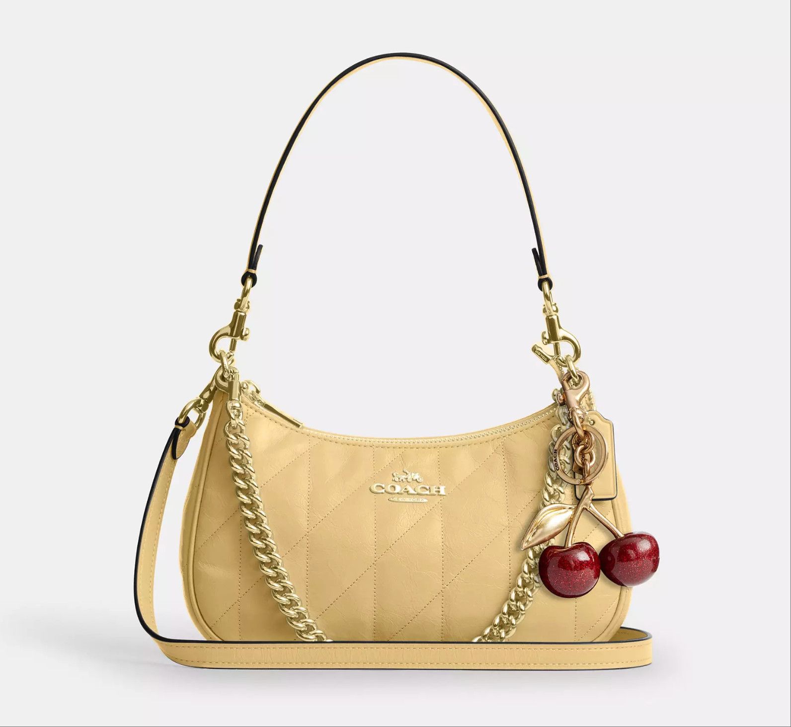 Coach NWT Coach Teri Shoulder Bag With Quilting CDY83 Size ONE SIZE - 15 Thumbnail