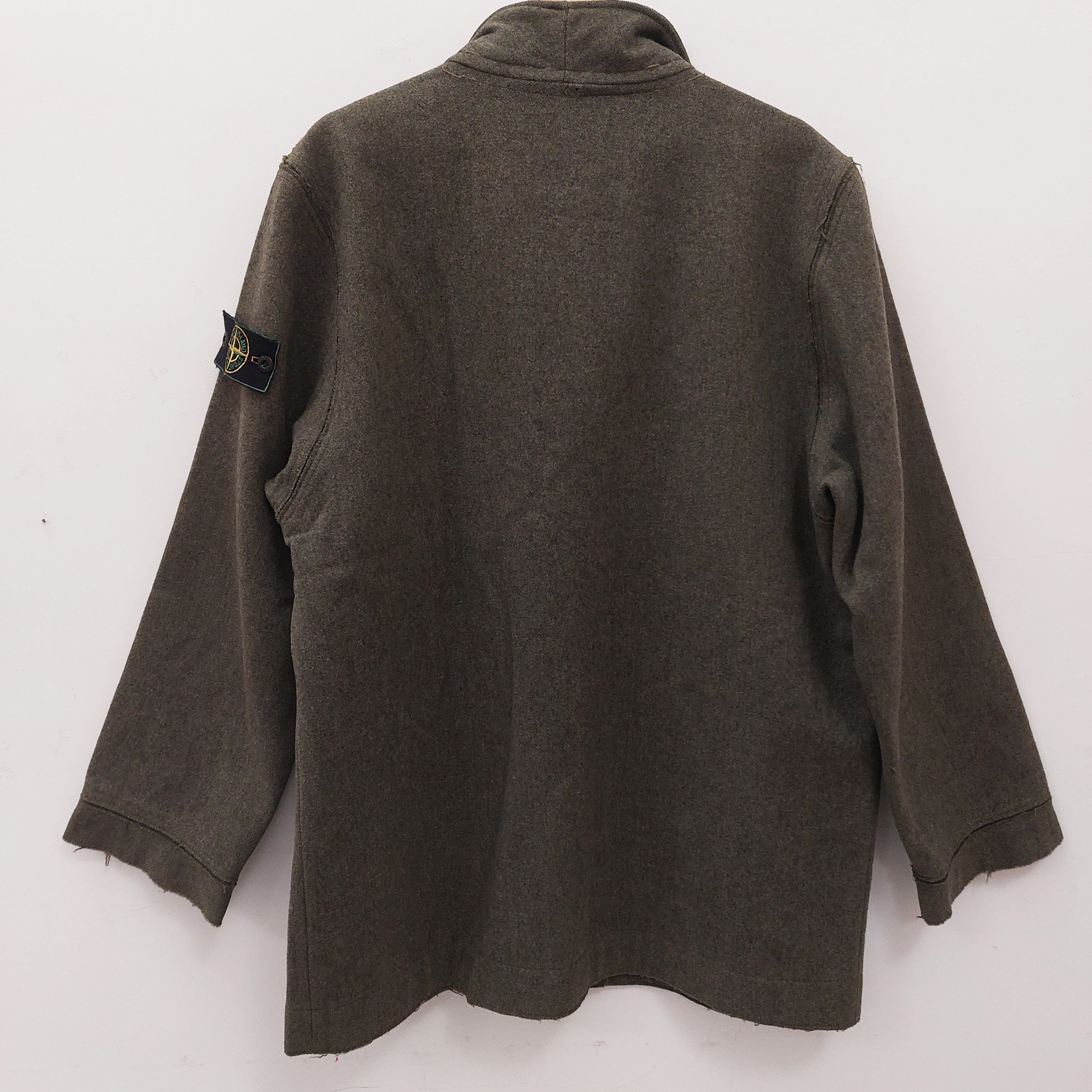 Stone Island Stone Island vintage green wool jacket green badge XL Size US XL / EU 56 / 4 - 4 Thumbnail