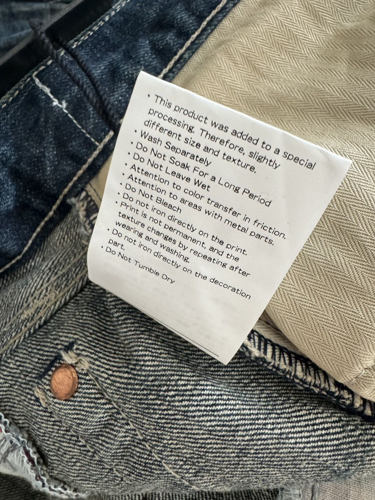 Neighborhood NEIGHBORHOOD DP Split Savage Narrow 14oz Jeans Denim Size US 32 / EU 48 - 13 Thumbnail
