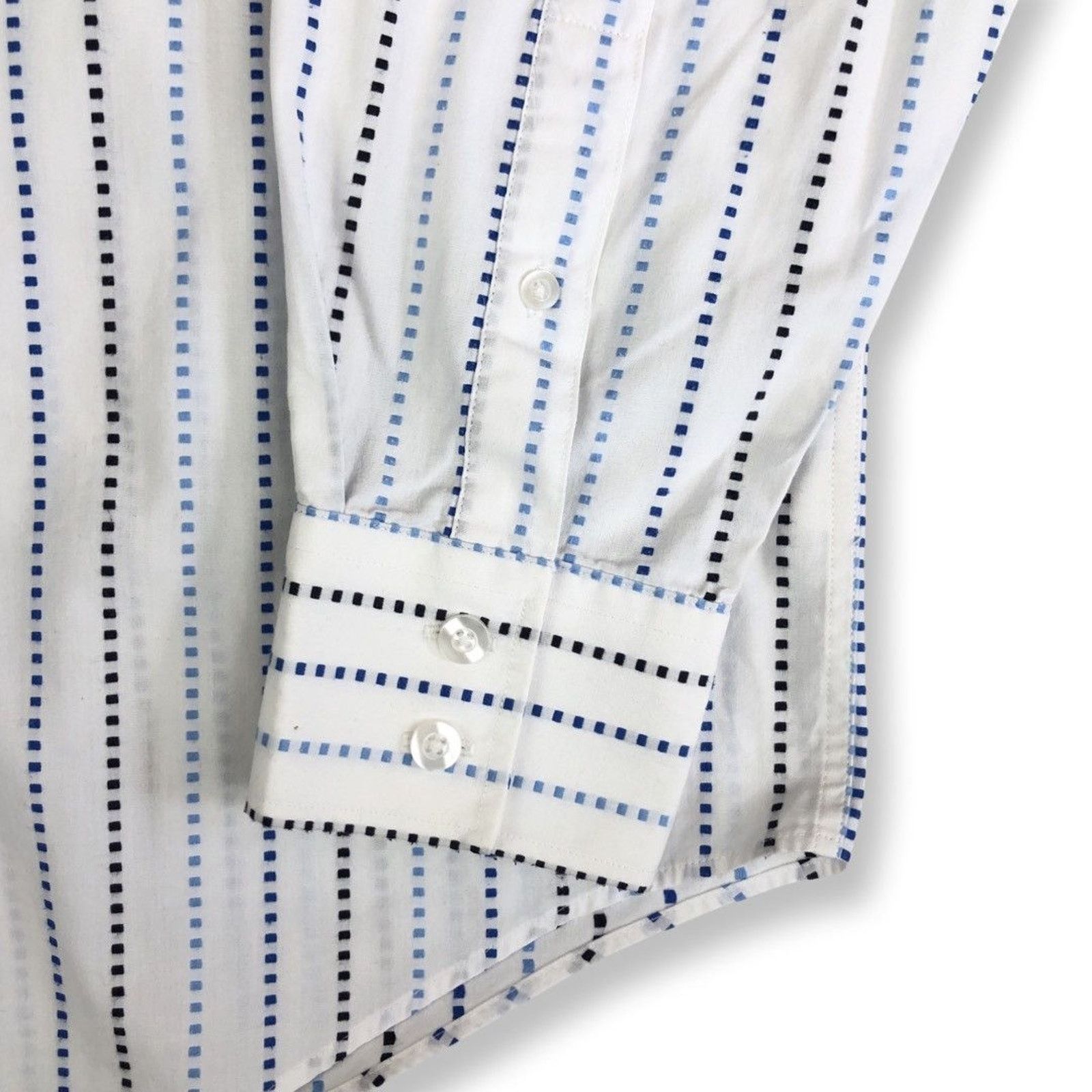 Yves Saint Laurent YSL Logo White Shirt Yves Saint Laurent Vintage Size US XL / EU 56 / 4 - 4 Thumbnail