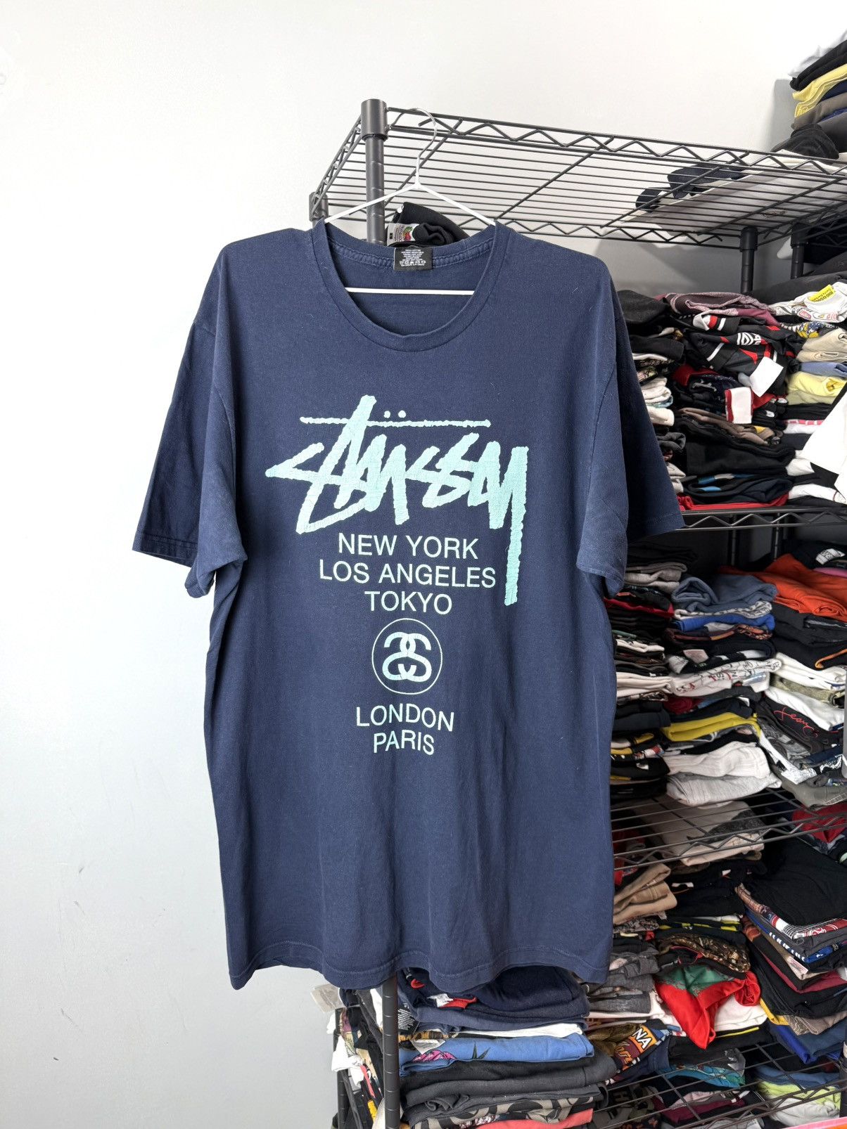 Stussy Vintage Stussy Tour New York T Shirt Size US L / EU 52-54 / 3 - 1 Thumbnail