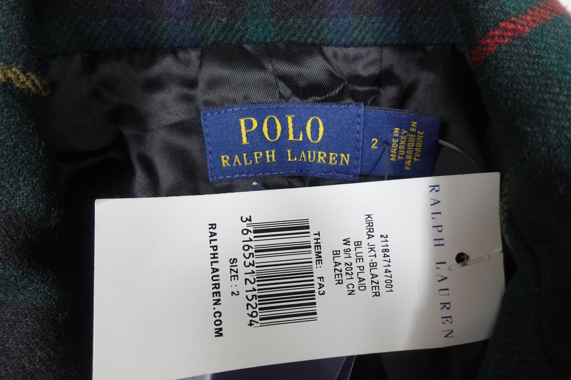 Polo Ralph Lauren Polo Ralph Lauren Blazer Coat Jacket Tartan Plaid NWT 2 Size XS / US 0-2 / IT 36-38 - 3 Thumbnail