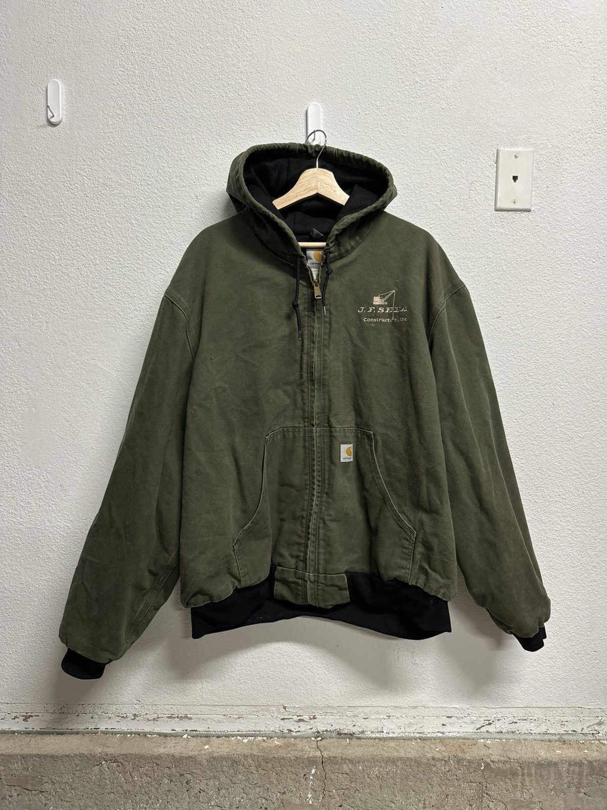 Carhartt Carhartt Green Hooded Jacket Size US XXL / EU 58 / 5 - 1 Thumbnail