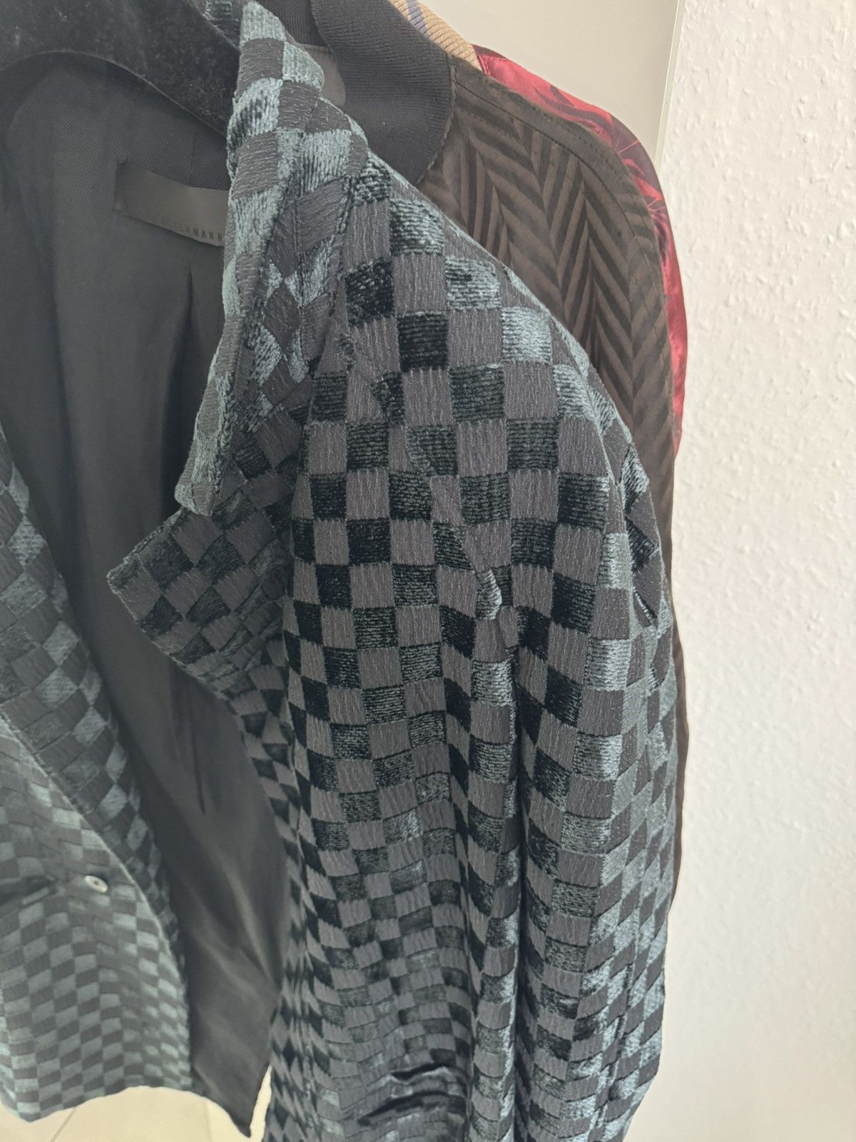 Haider Ackermann Checkered Coat FW17 Size US M / EU 48-50 / 2 - 3 Thumbnail