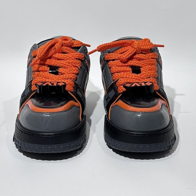 Louis Vuitton Louis Vuitton Trainer Maxi Lowtop Sneakers in Gray -2508 Size US 9.5 / EU 42-43 - 2 Thumbnail