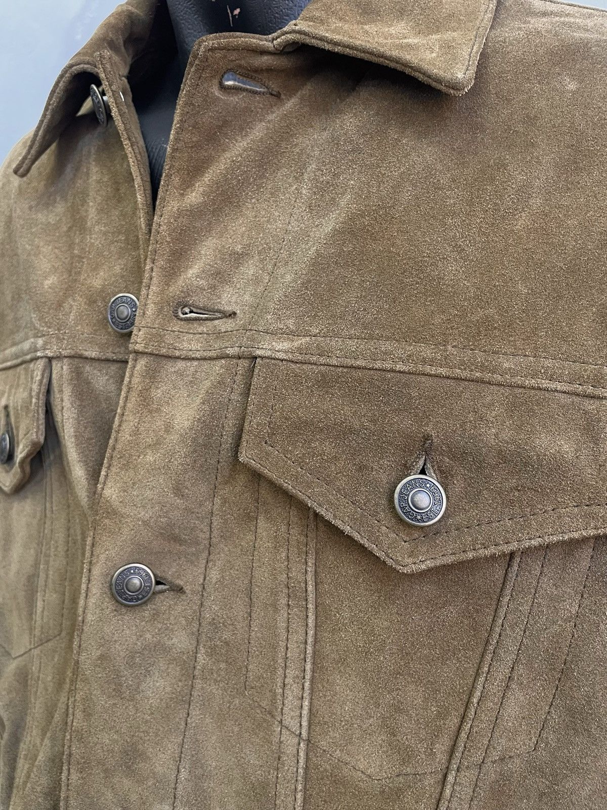 Gap Classic trucker jacket y2k Gap suede leather y2k Size US M / EU 48-50 / 2 - 4 Thumbnail