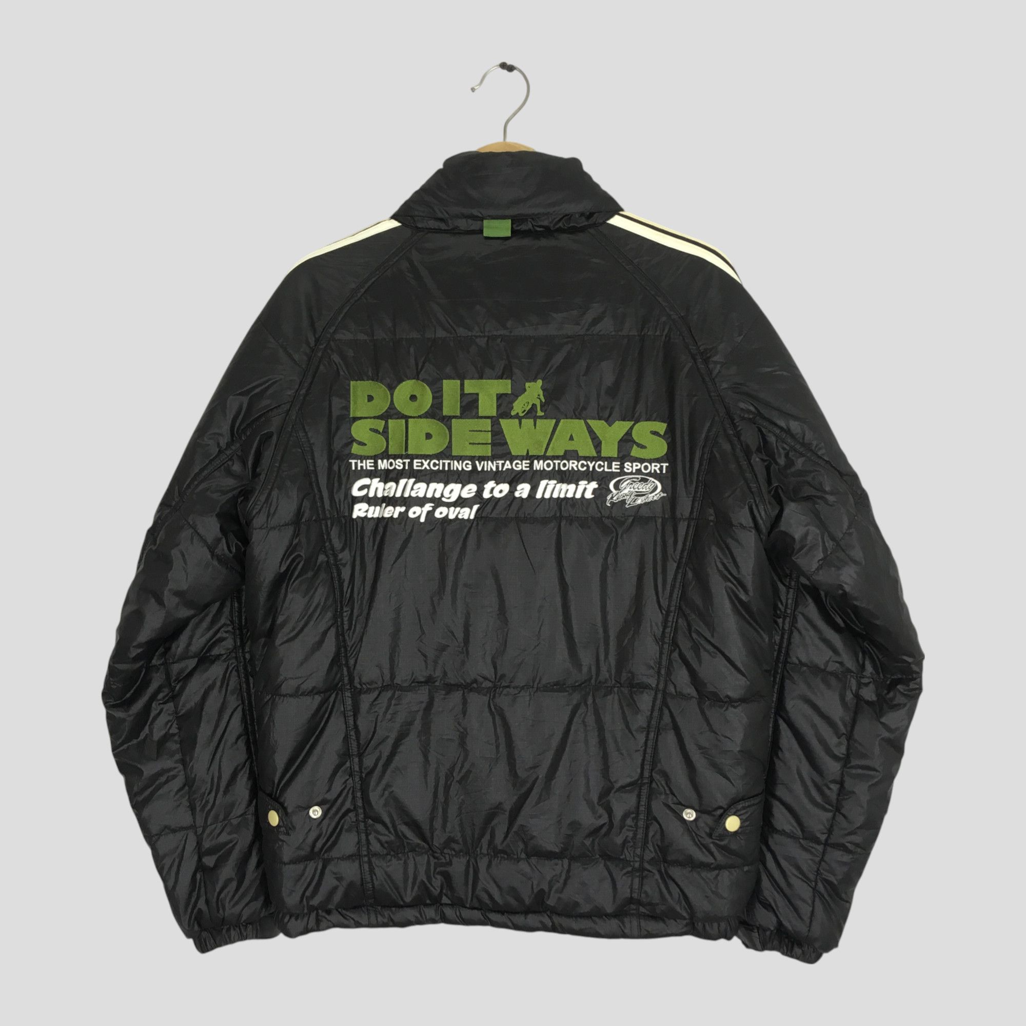 Other Vintage 90's Greedy Motorcycles Racing Thermolite Jacket Size US L / EU 52-54 / 3 - 2 Thumbnail