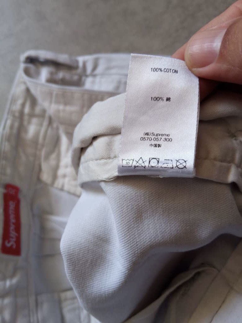 Supreme Supreme Arc Logo Chino Straight Leg Pants Size US 30 / EU 46 - 5 Thumbnail
