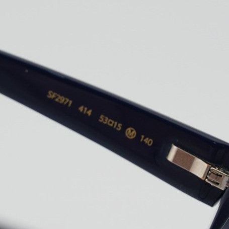 Salvatore Ferragamo Salvatore Ferragamo SF2971 414 Eyeglasses Blue 53mm Cat Eye Size ONE SIZE - 8 Thumbnail