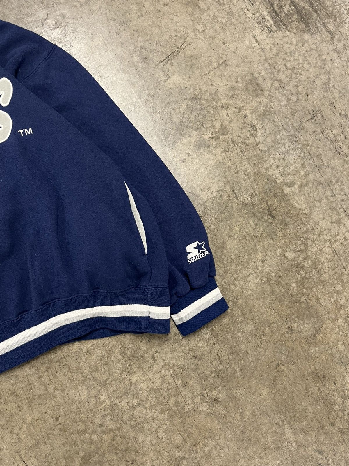 Starter Vintage starter Dallas cowboys double hooded hoodie rare Size US XL / EU 56 / 4 - 6 Thumbnail