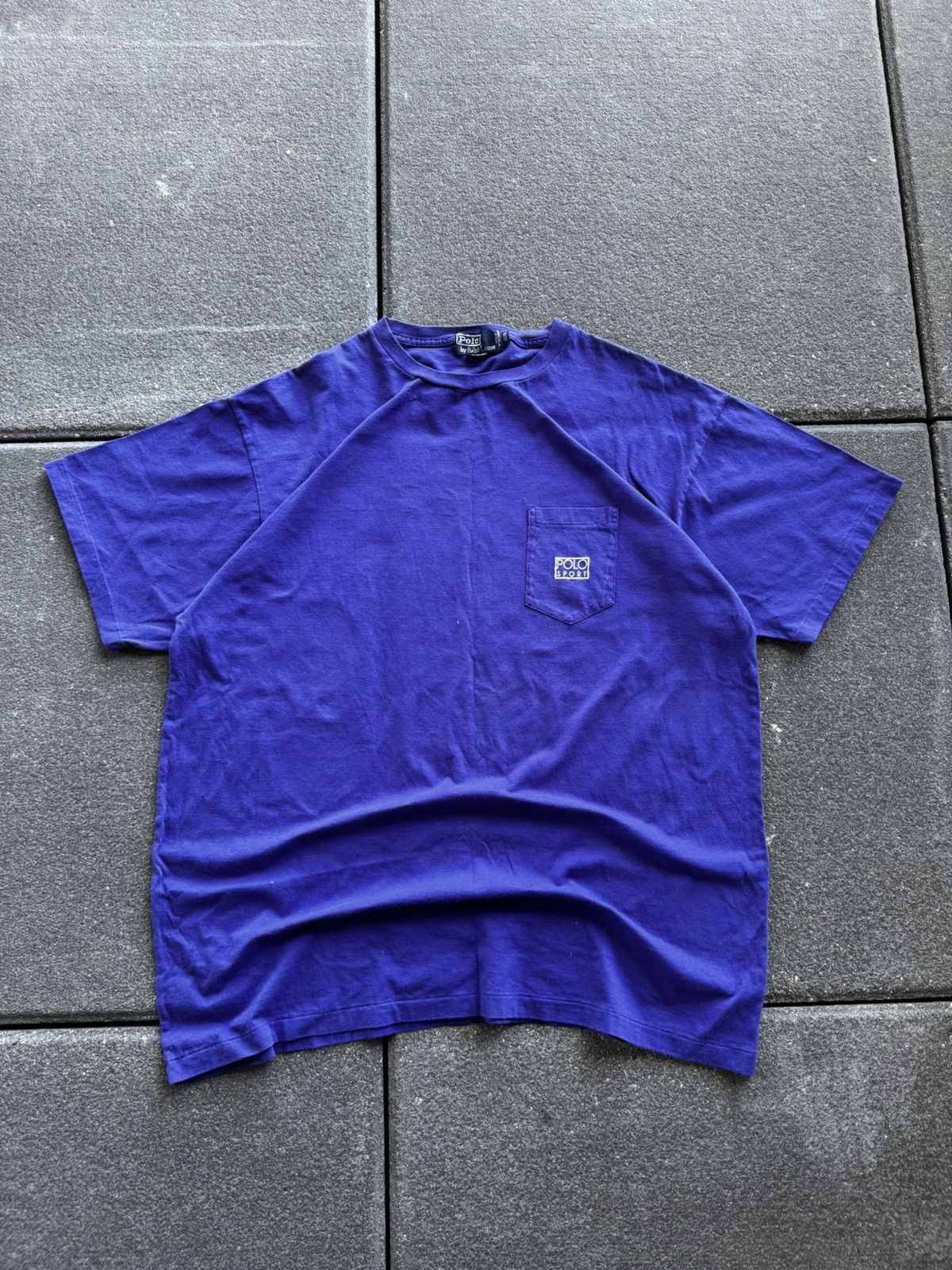 Polo Ralph Lauren CRAZY VINTAGE 90's POLO RALPH LAUREN POLO SPORT POCKET TEE Size US XXL / EU 58 / 5 - 3 Thumbnail