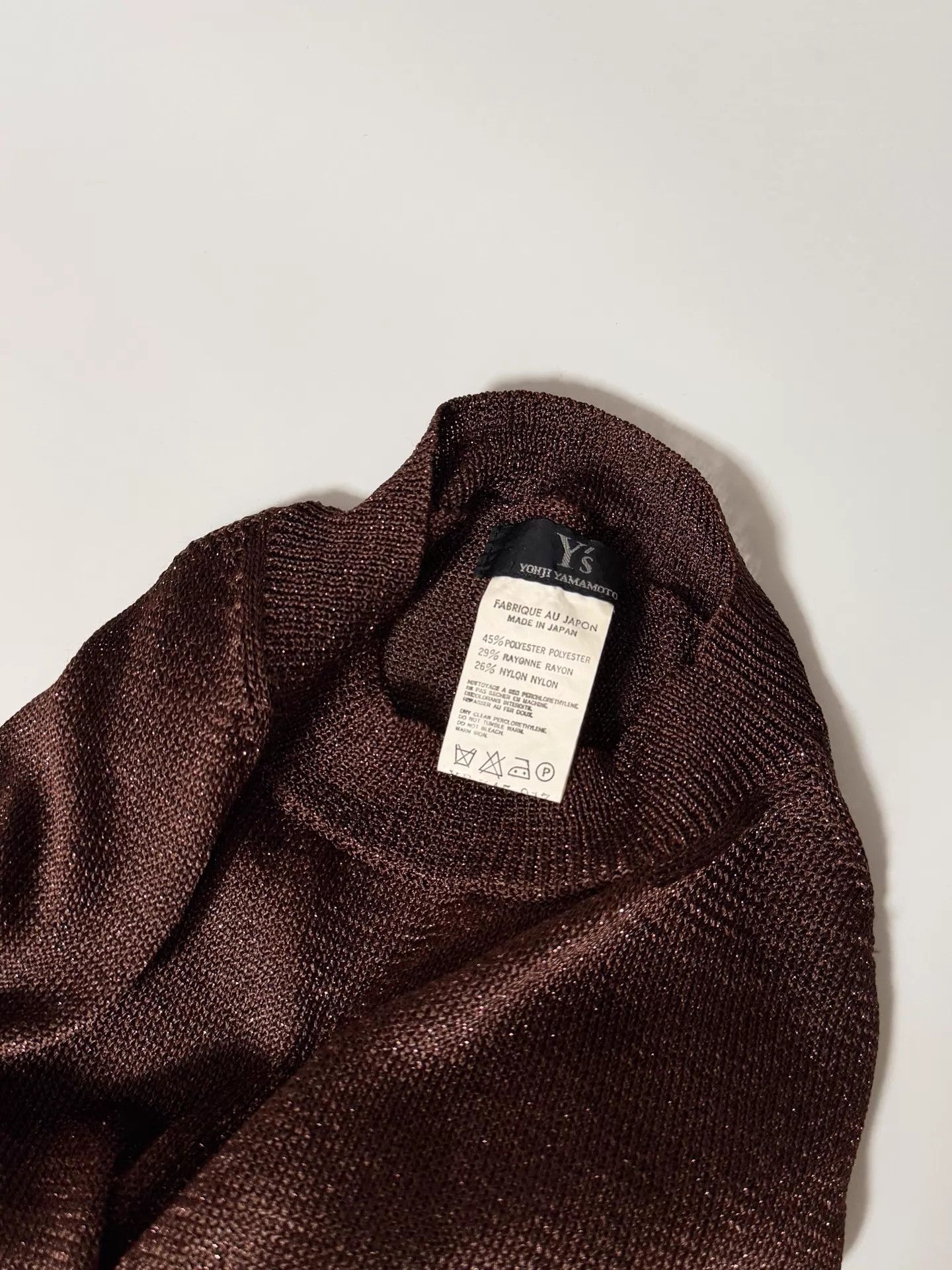 Y's Y's Yohji Yamamoto Sleeveless Glitter Top (OS) Size ONE SIZE - 4 Thumbnail