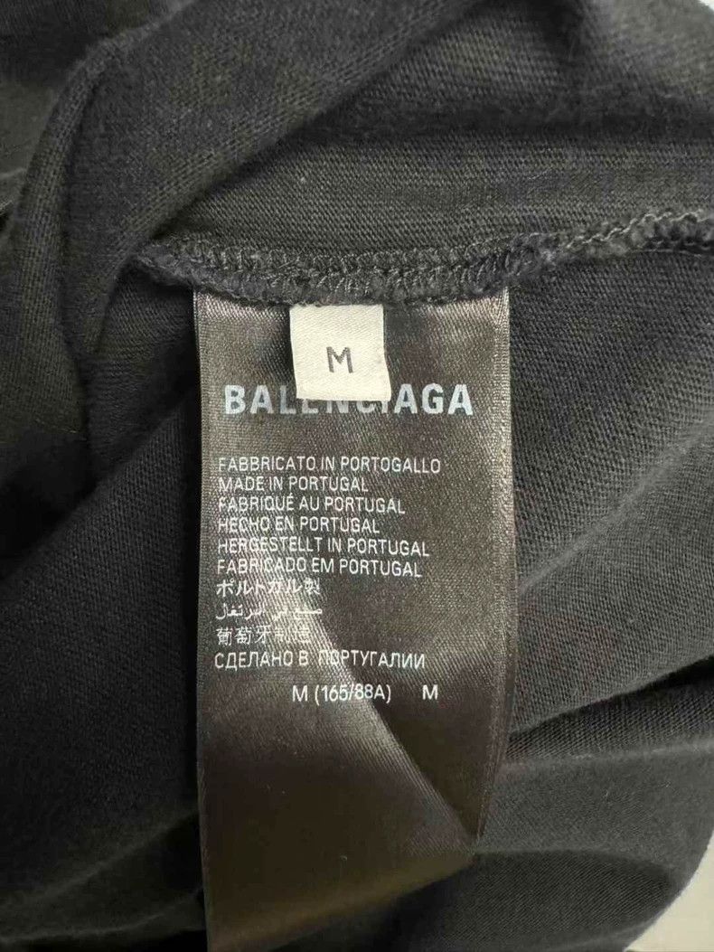 Balenciaga Balenciaga Graffiti splash-ink fuzzy letter short sleeve Size US M / EU 48-50 / 2 - 3 Thumbnail