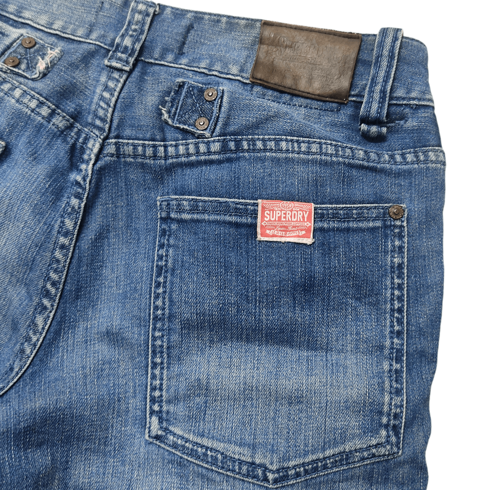 Japanese Brand × Superdry SUPERDRY Brewster Faded Denim Pants Size US 32 / EU 48 - 14 Thumbnail