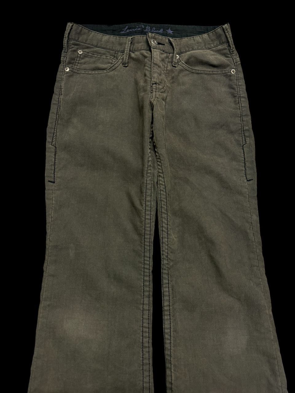 Levi's 💥Flare💥Vintage 90s Levi’s Black Star Bootcut Corduroy Size US 28 / EU 44 - 3 Thumbnail