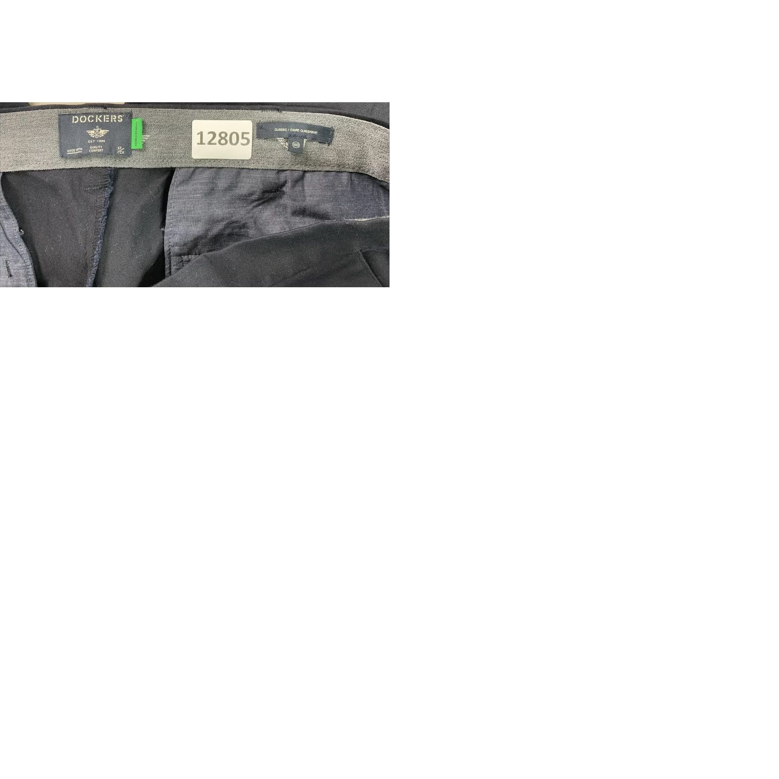 Dockers Dockers Signature Iron Free Khaki Classic Fit Straight Leg Pants 40x32 Black NWT Mens Pants Size US 40 / EU 56 - 9 Thumbnail