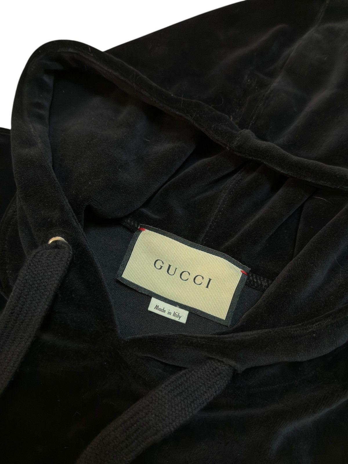 Gucci Black Gucci Velvet Hoodie Size US XS / EU 42 / 0 - 7 Thumbnail