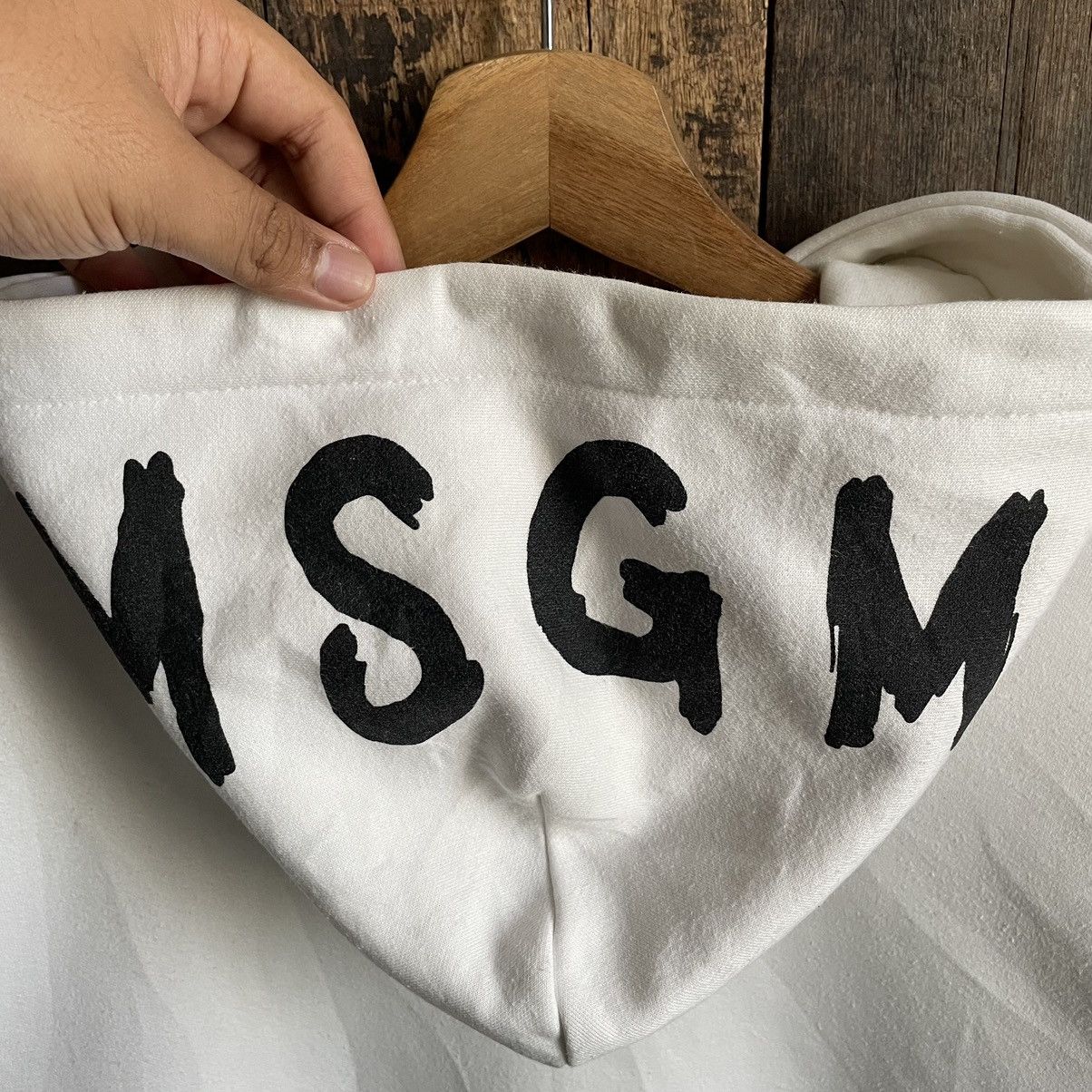 MSGM × Vintage Vintage MSGM Big Logo Hoodie Size US XL / EU 56 / 4 - 6 Thumbnail