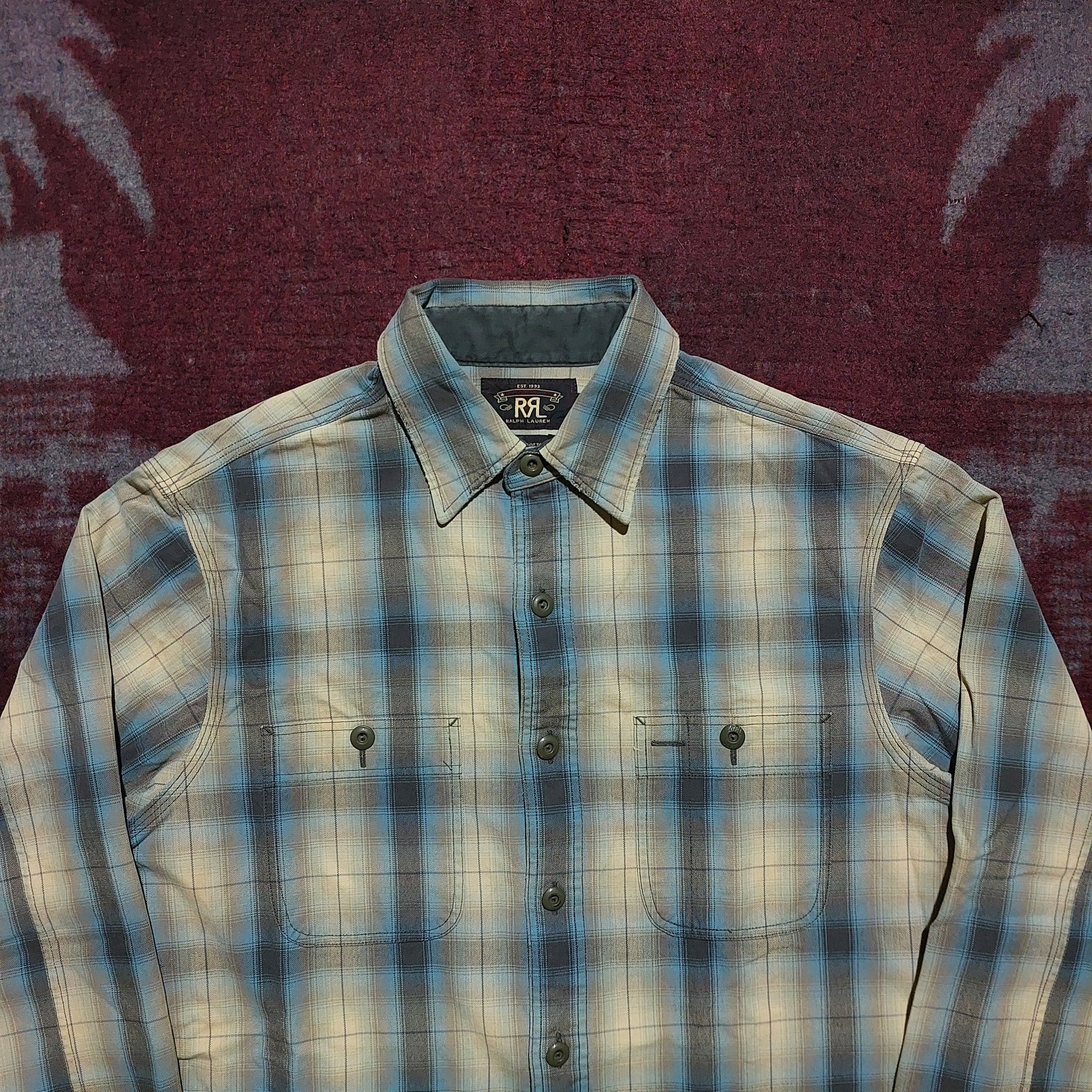 RRL Ralph Lauren RRL Ralph Lauren checkered two pocket shirt Size US S / EU 44-46 / 1 - 3 Thumbnail