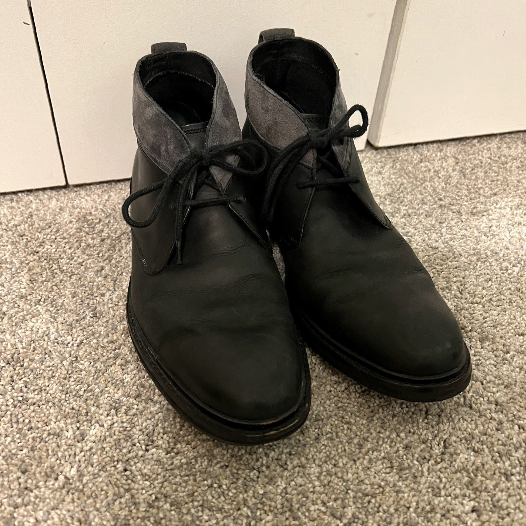 Cole Haan VINTAGE Cole Haan Leather Boots Chukka Ankle Size 8.5 M Men Black Casual Dress Size US 8.5 / EU 41-42 - 3 Thumbnail
