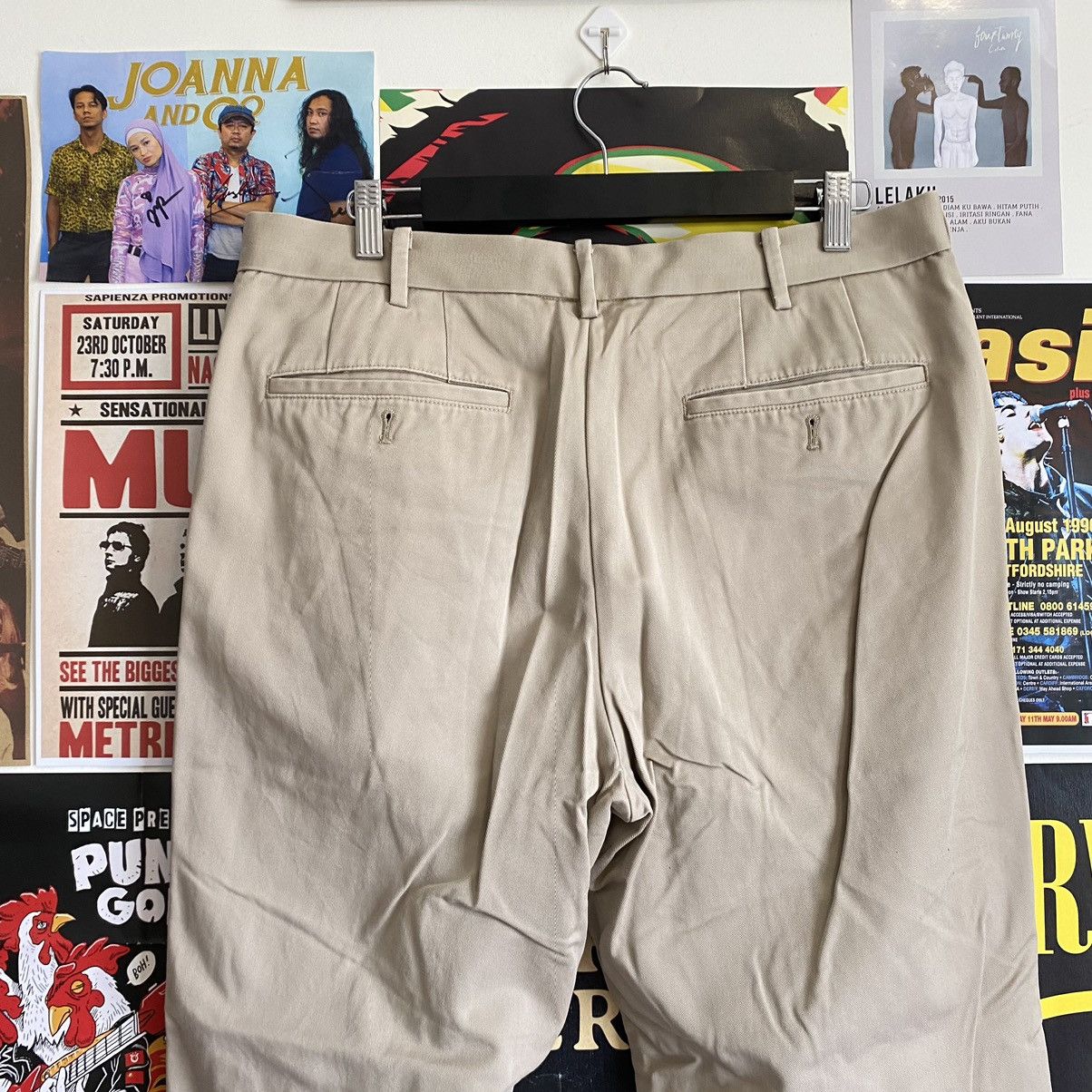 Uniqlo Vintage Uniqlo Baggy Chinos Pants Size US 35 - 5 Thumbnail