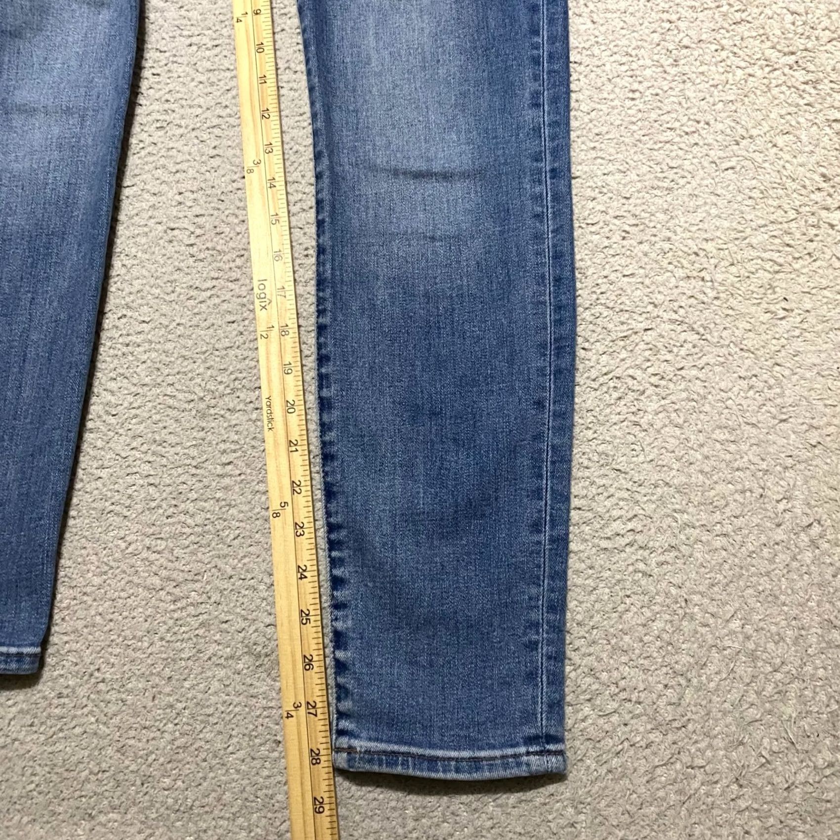 Madewell Madewell Jeans Roadtripper Skinny 28 Blue Denims Medium Wash Stretch 5-Pocket Womens Regular Size 28 Size 28" / US 6 / IT 42 - 7 Thumbnail