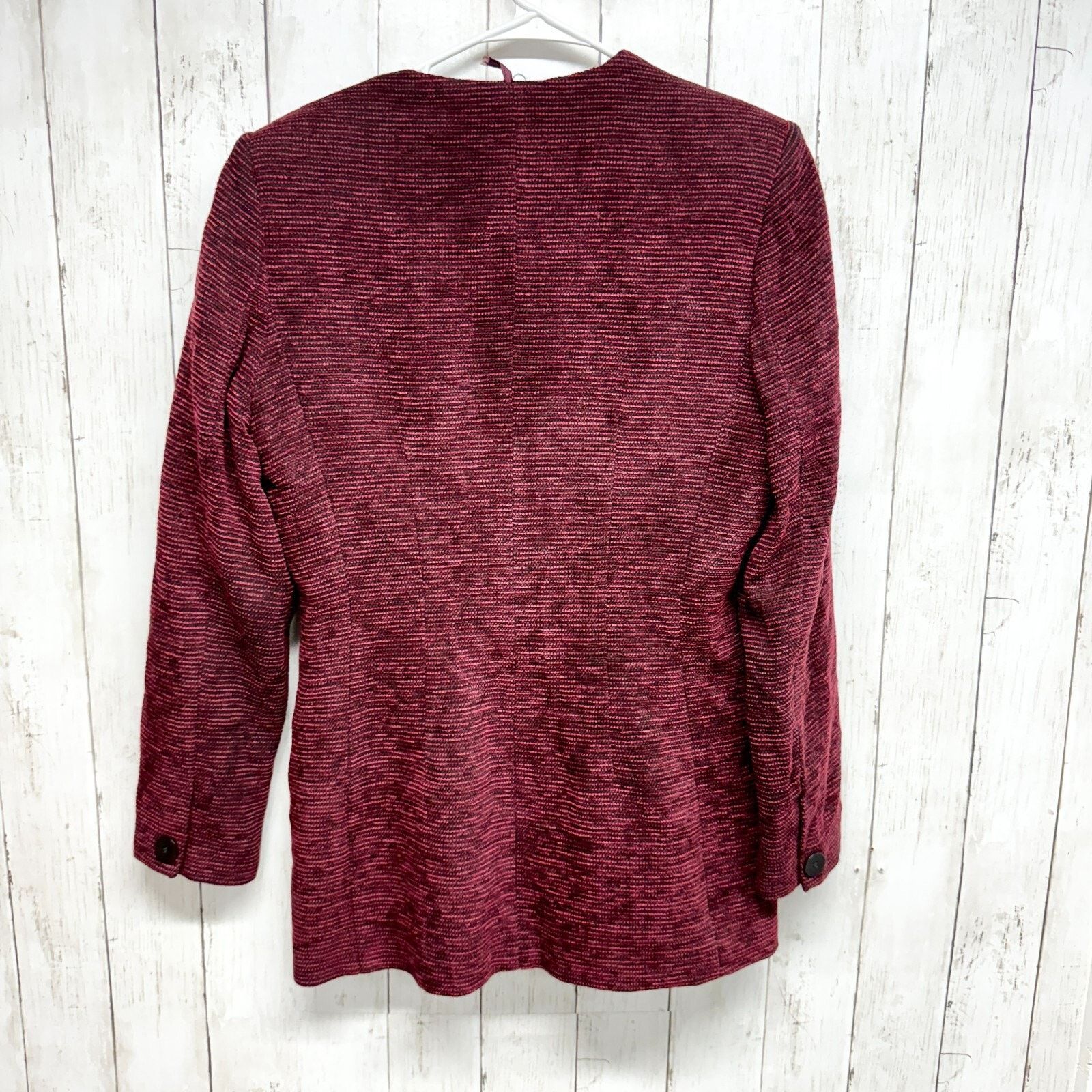 Vintage Vtg Georgiou Jacket 10 Button Closure Long Sleeve Textured Size L / US 10 / IT 46 - 5 Thumbnail