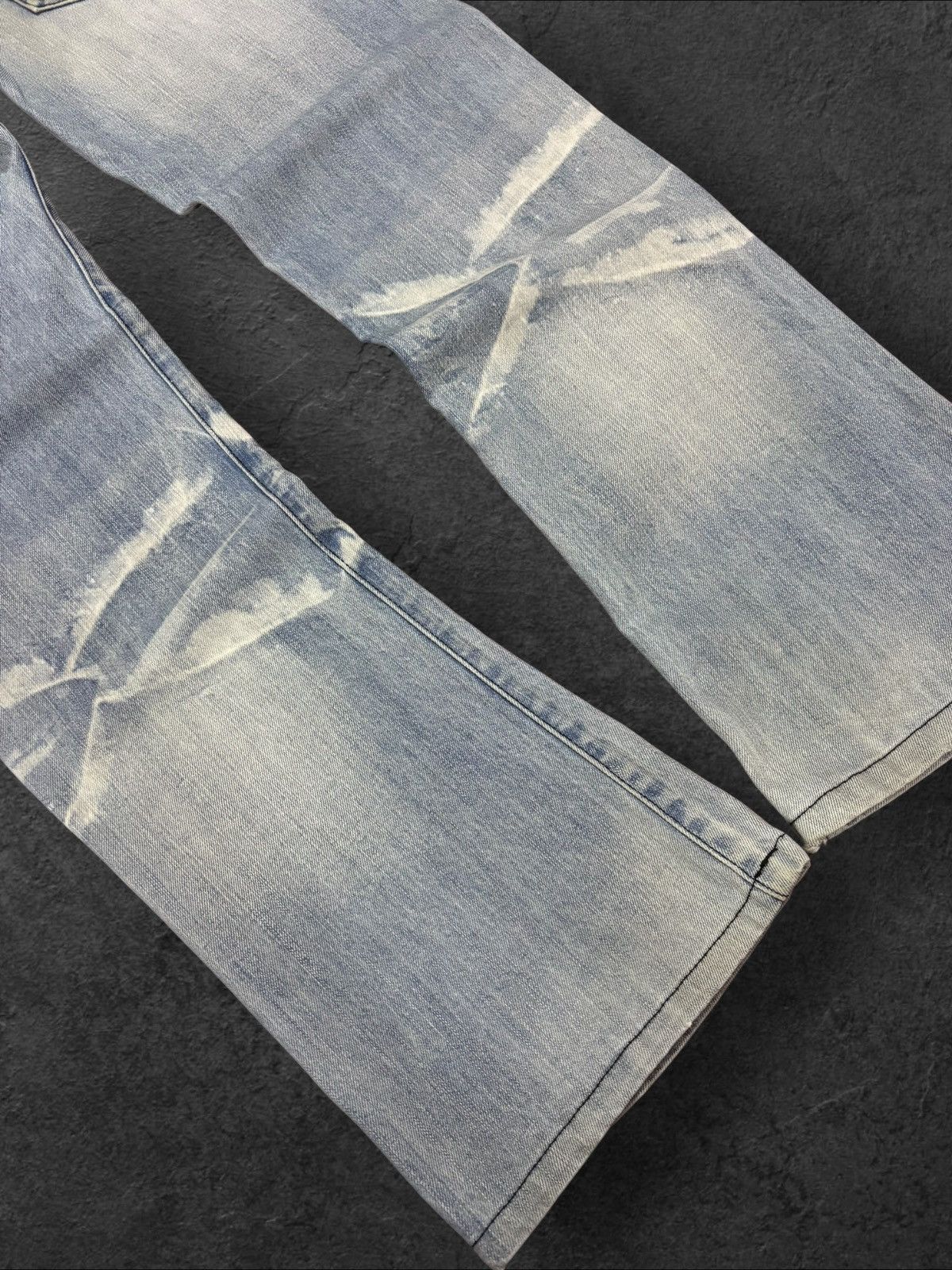 Tornado Mart Semanticdesign Bootcut Japan Grunge Sick Faded Jeans Size US 33 - 7 Thumbnail