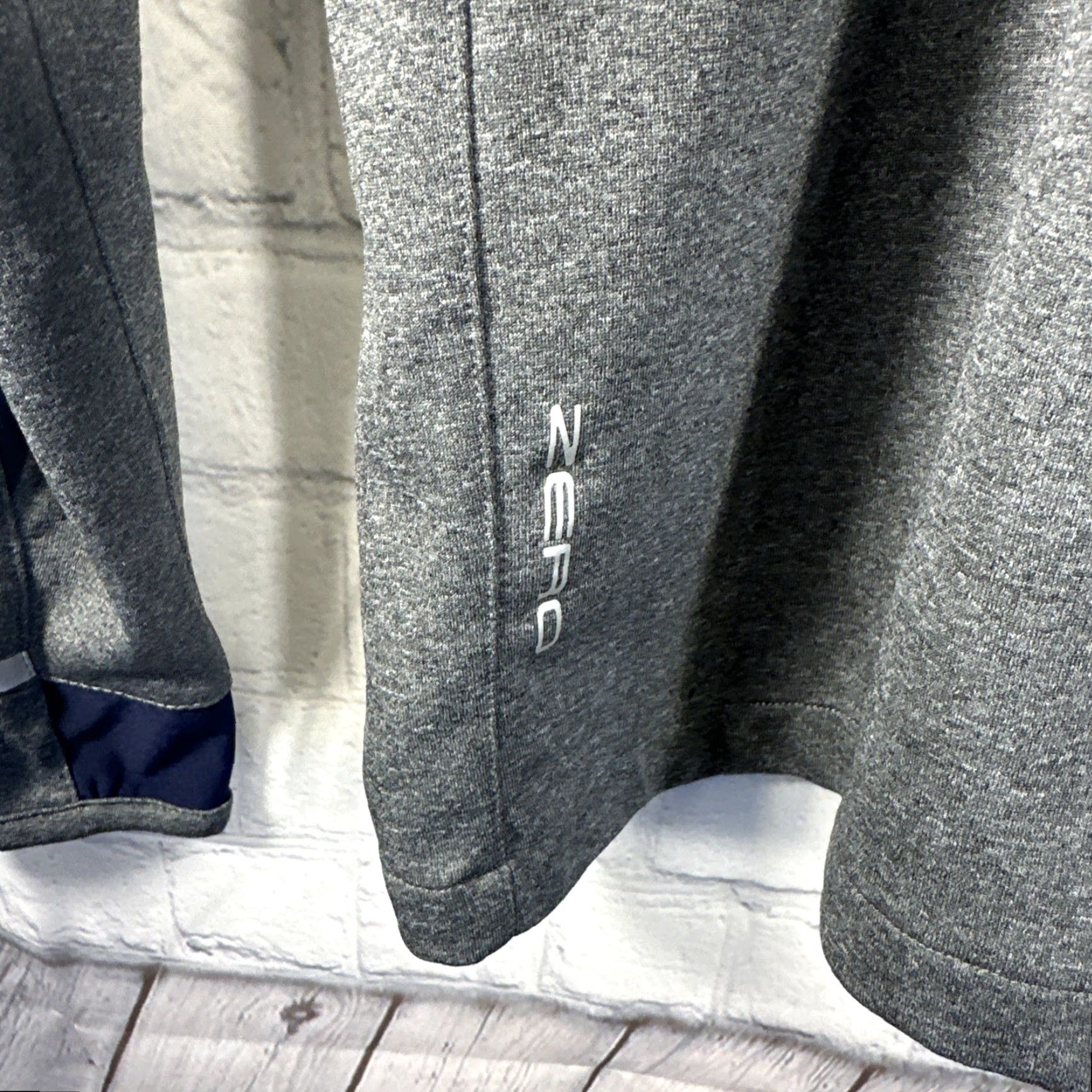 Vintage Zero Restriction Z425 Pullover Mens M Navy Gray Quarter Zip Performance Size US M / EU 48-50 / 2 - 3 Thumbnail