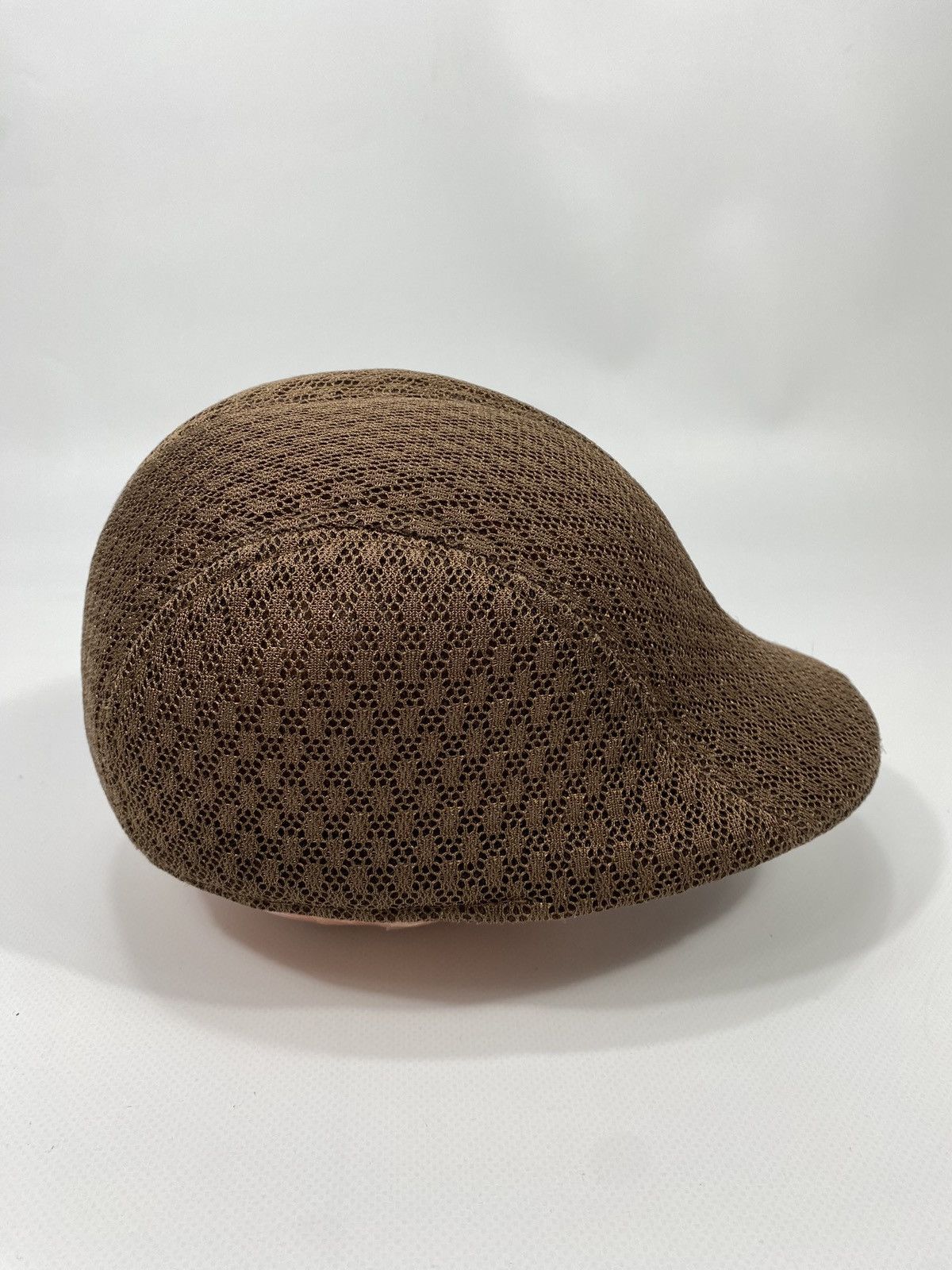 Vintage Vintage Mesh Guipure Material Flat Cap Sport Hat Size ONE SIZE - 9 Thumbnail