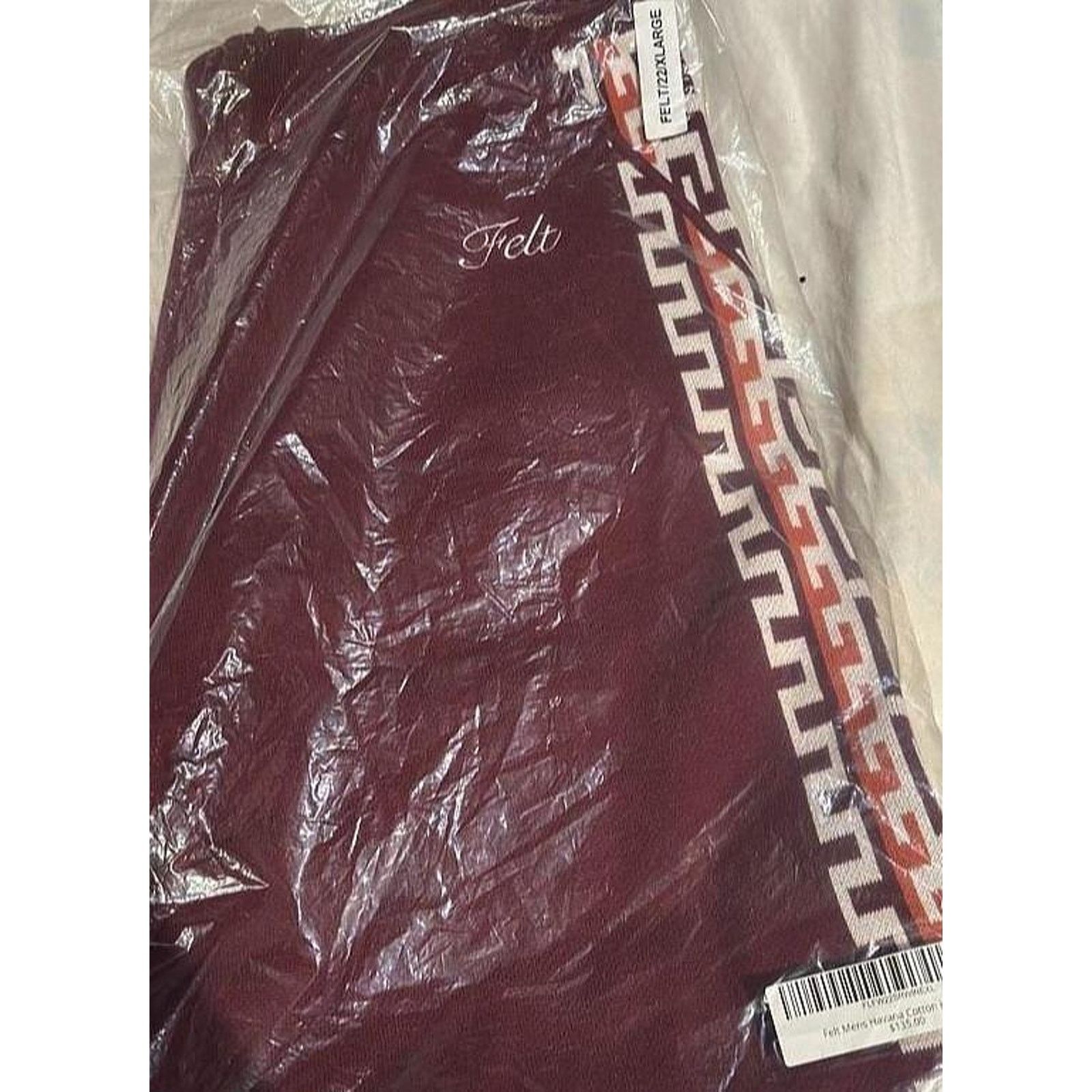 FELT Felt Havana Knit Taped Graphic Sweatpant Drawstring NWT $140 Size US 36 / EU 52 - 7 Thumbnail