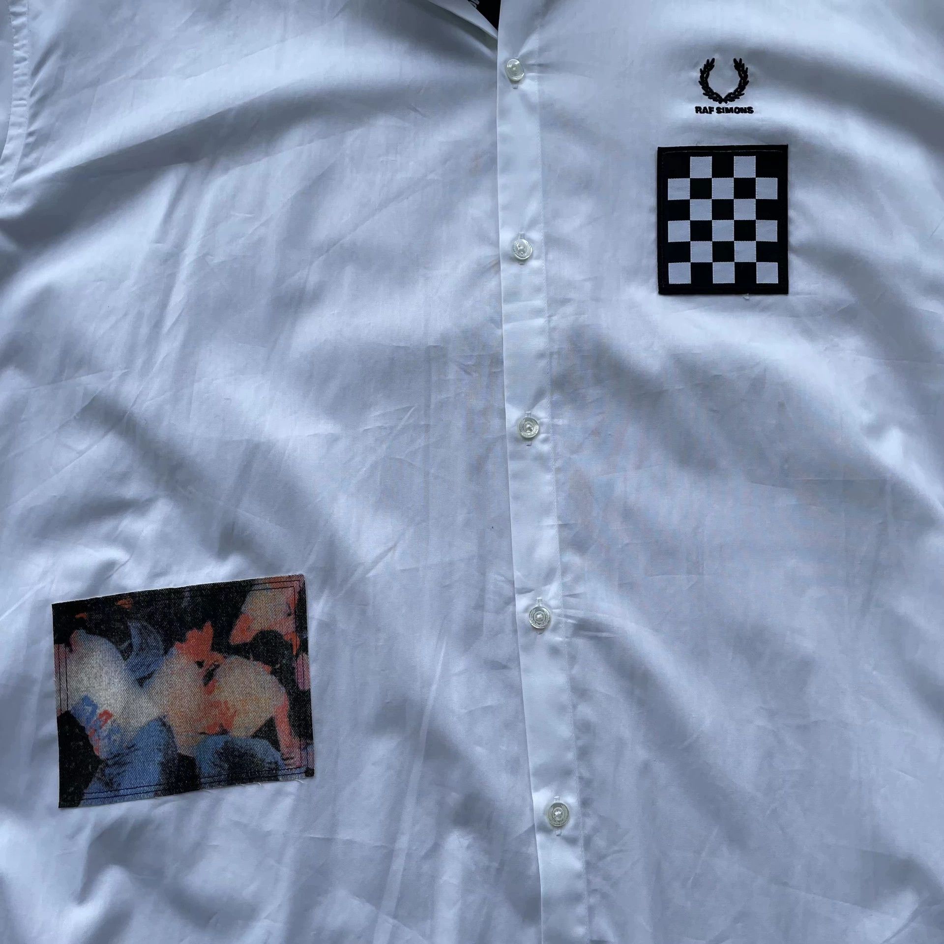 Raf Simons Raf Simons White Lapel Shirt Jacket L Unworn Size US L / EU 52-54 / 3 - 3 Thumbnail