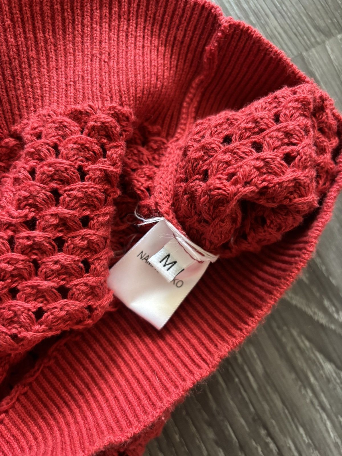 Namacheko SS18 Red Loose Knit Sweater Size US M / EU 48-50 / 2 - 6 Thumbnail