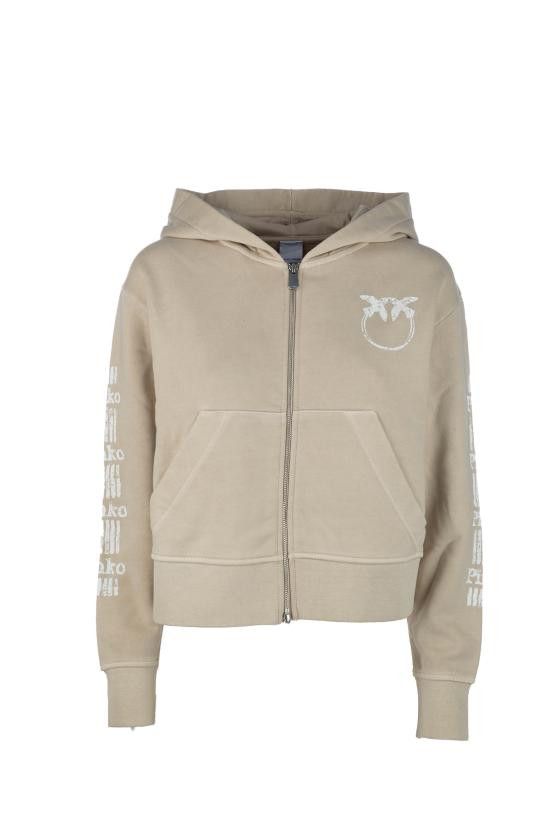 Pinko PINKO Women Hoodies 104622A2CV C36 Beige Size M / US 6-8 / IT 42-44 - 1 Thumbnail