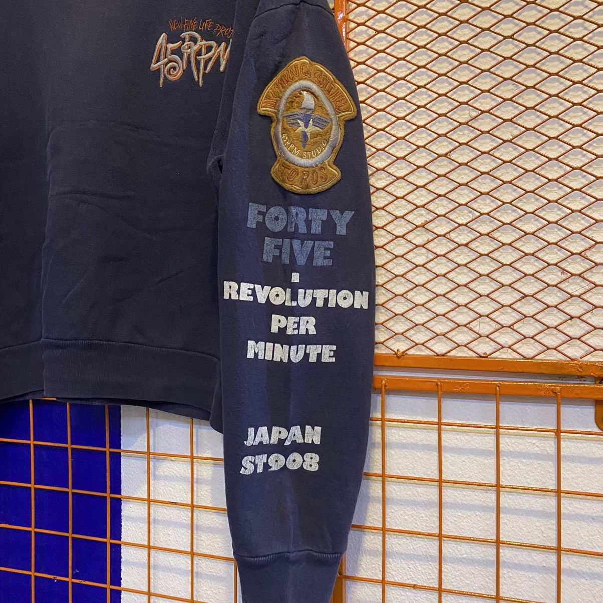 45rpm Vintage 45rpm Sweatshirt Crewneck Croptop Japanese Brand Size US S / EU 44-46 / 1 - 5 Thumbnail