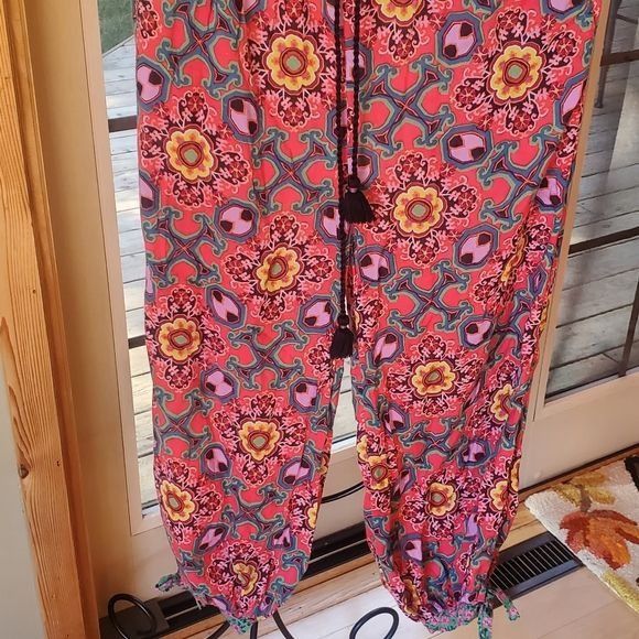 Anthropologie Anthropologie Joanie Boho Harem Colorful Sz. XS Pants Made i Size 27" / US 4 / IT 40 - 3 Thumbnail