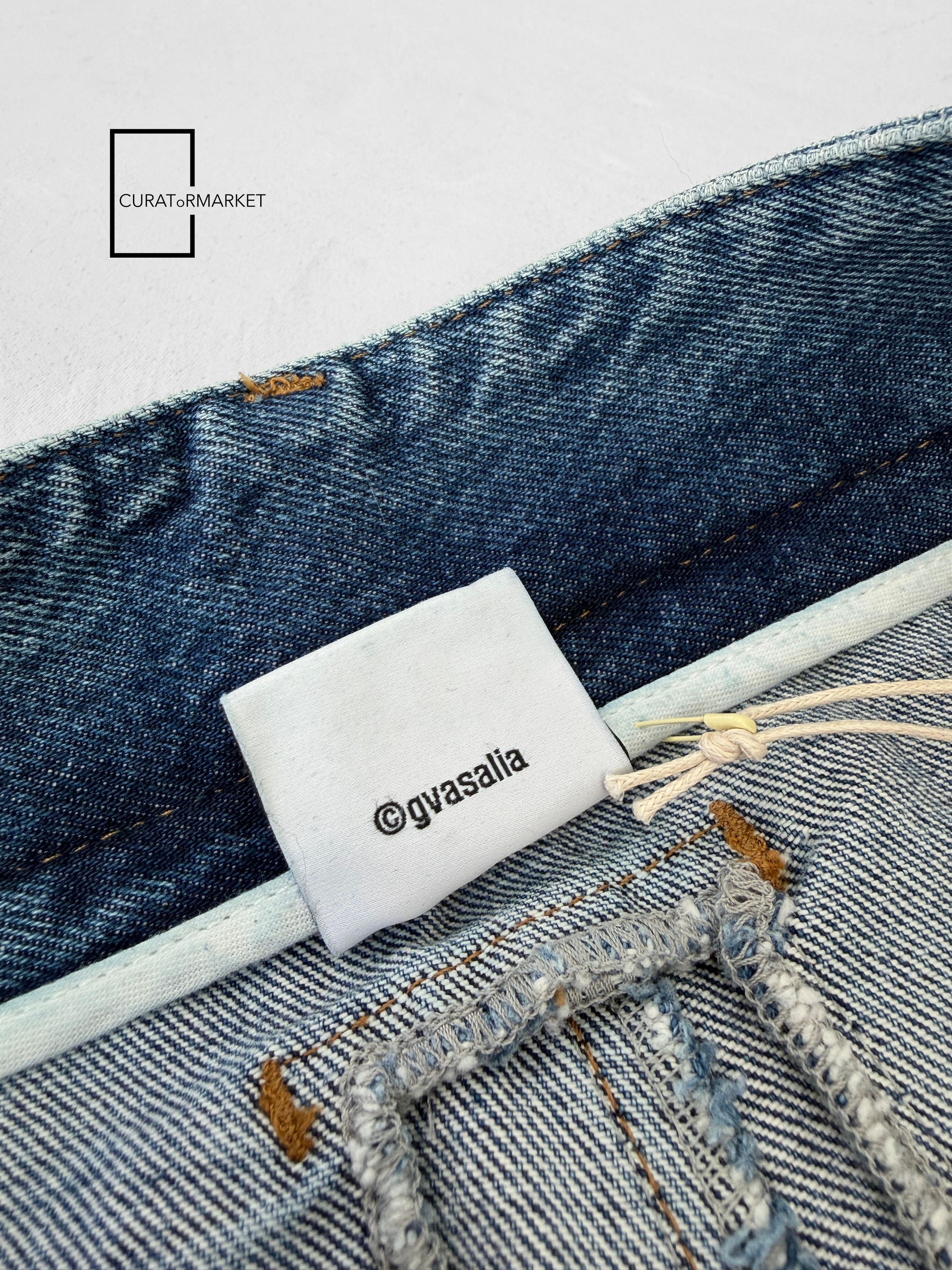 Vetements Multi Zip Embroidered Pocket Patch Biker Runway Jeans FW20 Size US 30 / EU 46 - 17 Thumbnail