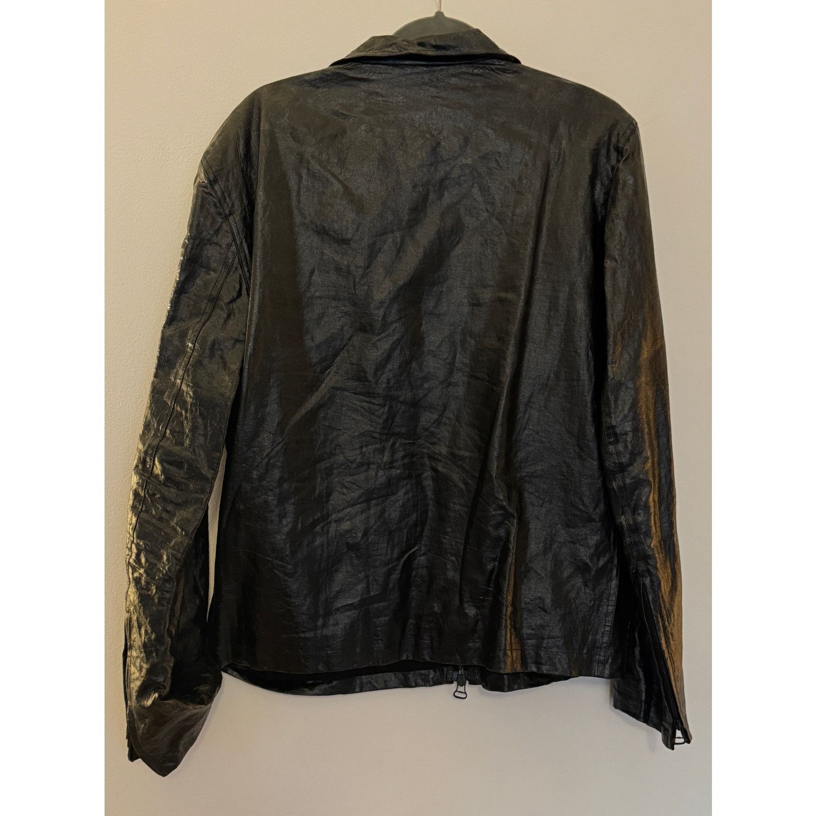 Tim Hamilton Tim Hamilton 2008 Polyurethane Coated Cotton Black Jacket Size US L / EU 52-54 / 3 - 2 Thumbnail