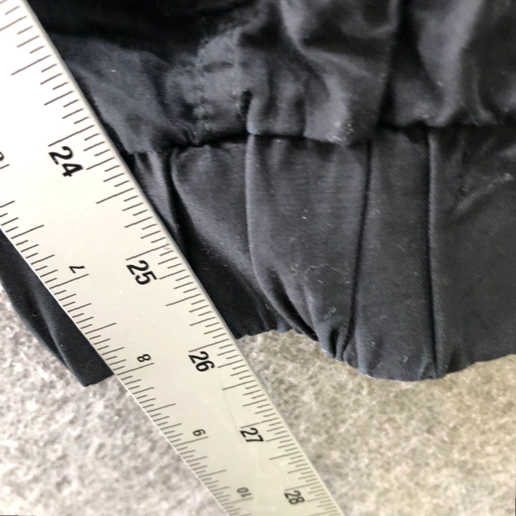 Zara VINTAGE? No — Actually Zara Cargo Jogger Pants Women M Black Cotton High Waisted Baggy Wide-Leg Casual Pants Size 32" / US 10 / IT 46 - 8 Thumbnail